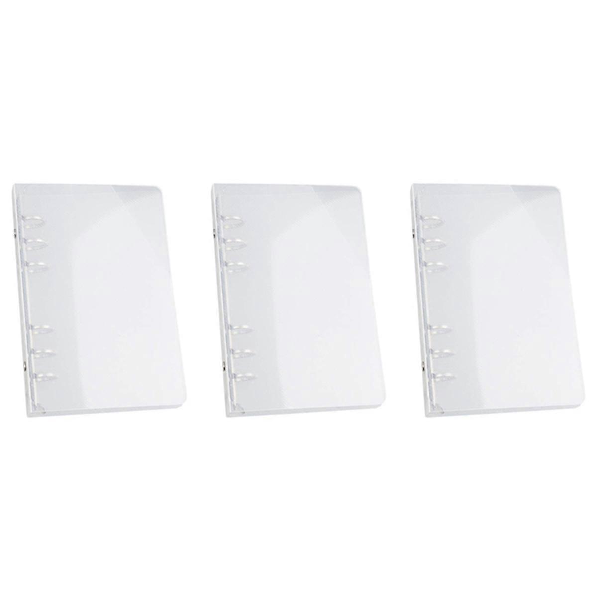 6-Ring Binder Plastic File Folder,for Letter-Sized Office Supplies A5