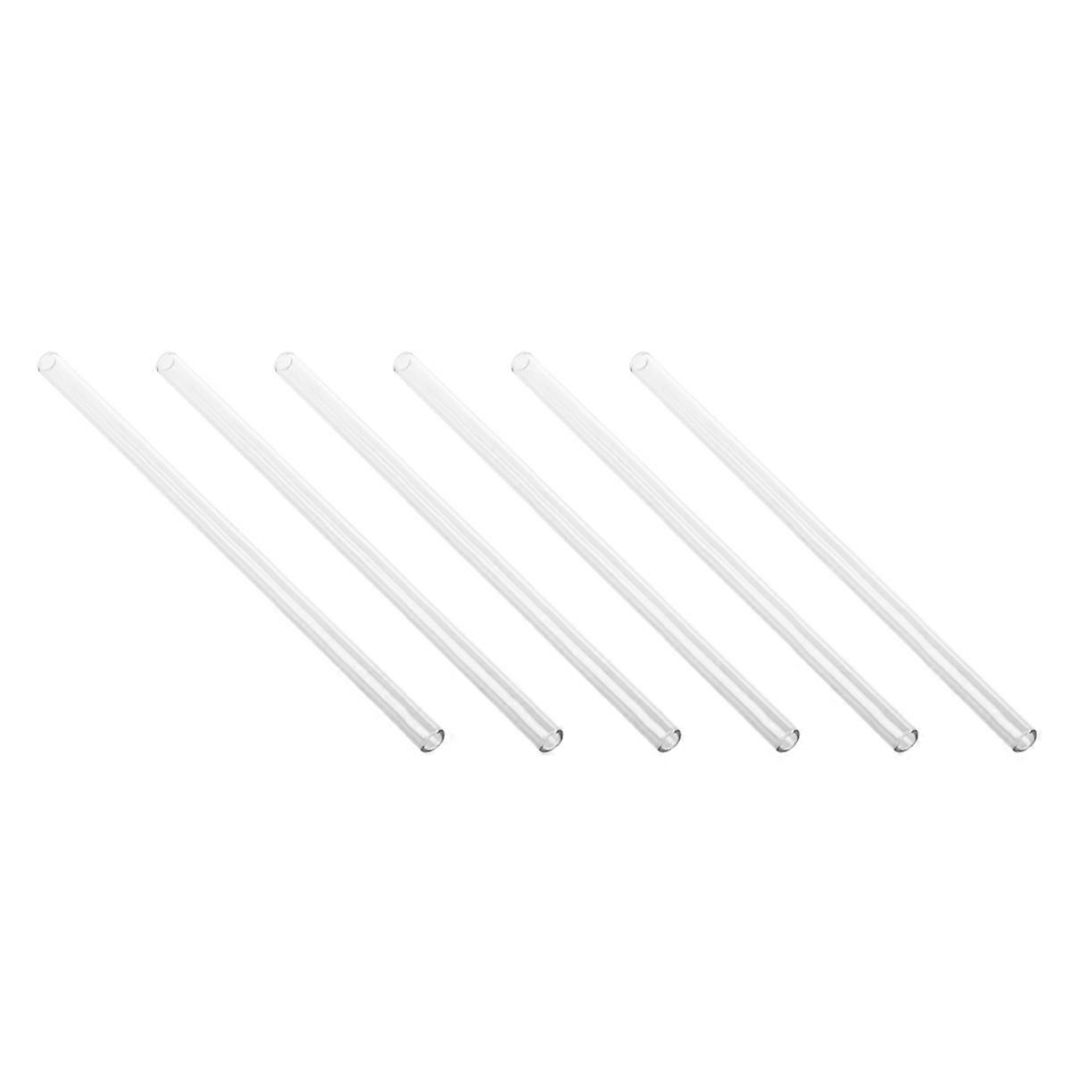 High borosilicate glass Drinking Diameter 8mm,7 Inches,Transparent