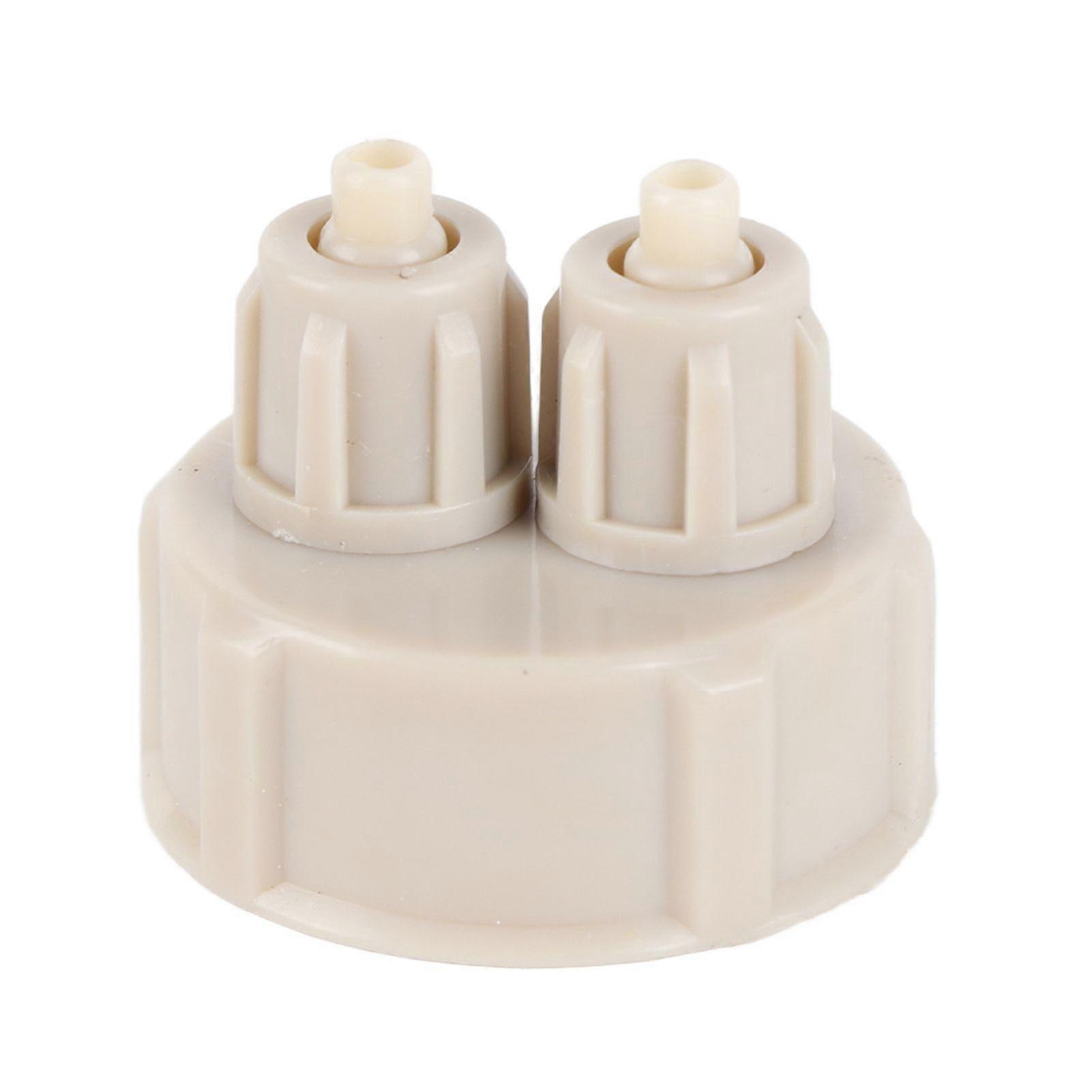 SelfControl CO2 Generator Quick Twisting Double Connector Bottle Capsule for Aquarium(A )