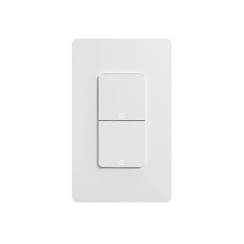 Matter WiFi Smart Light Switch 2-Gang US Push Button Wall Switch