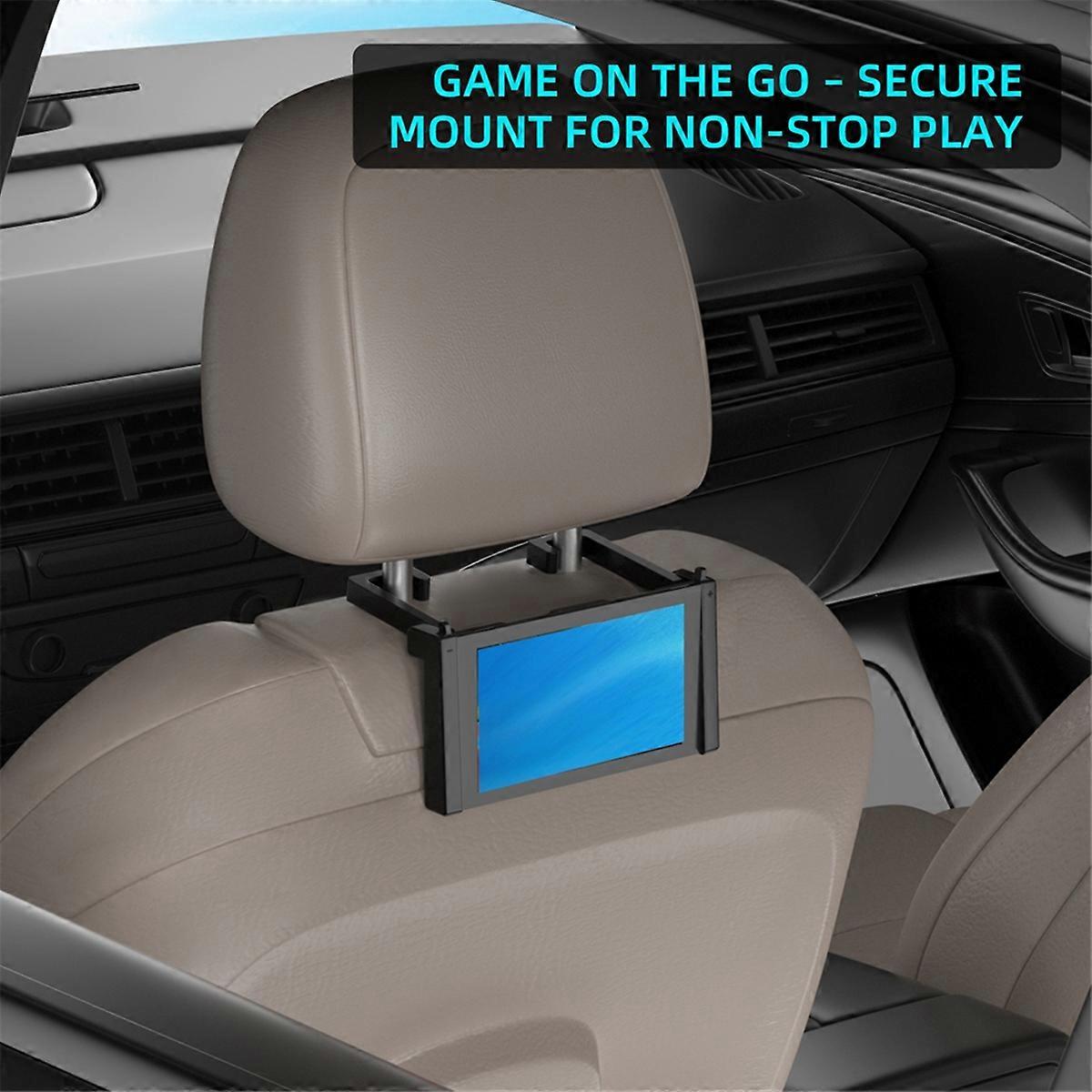 Stand Holder for 2 Adjustable Car Headrest Mount Holder Playstand for Switch 2 Game Console Accessor