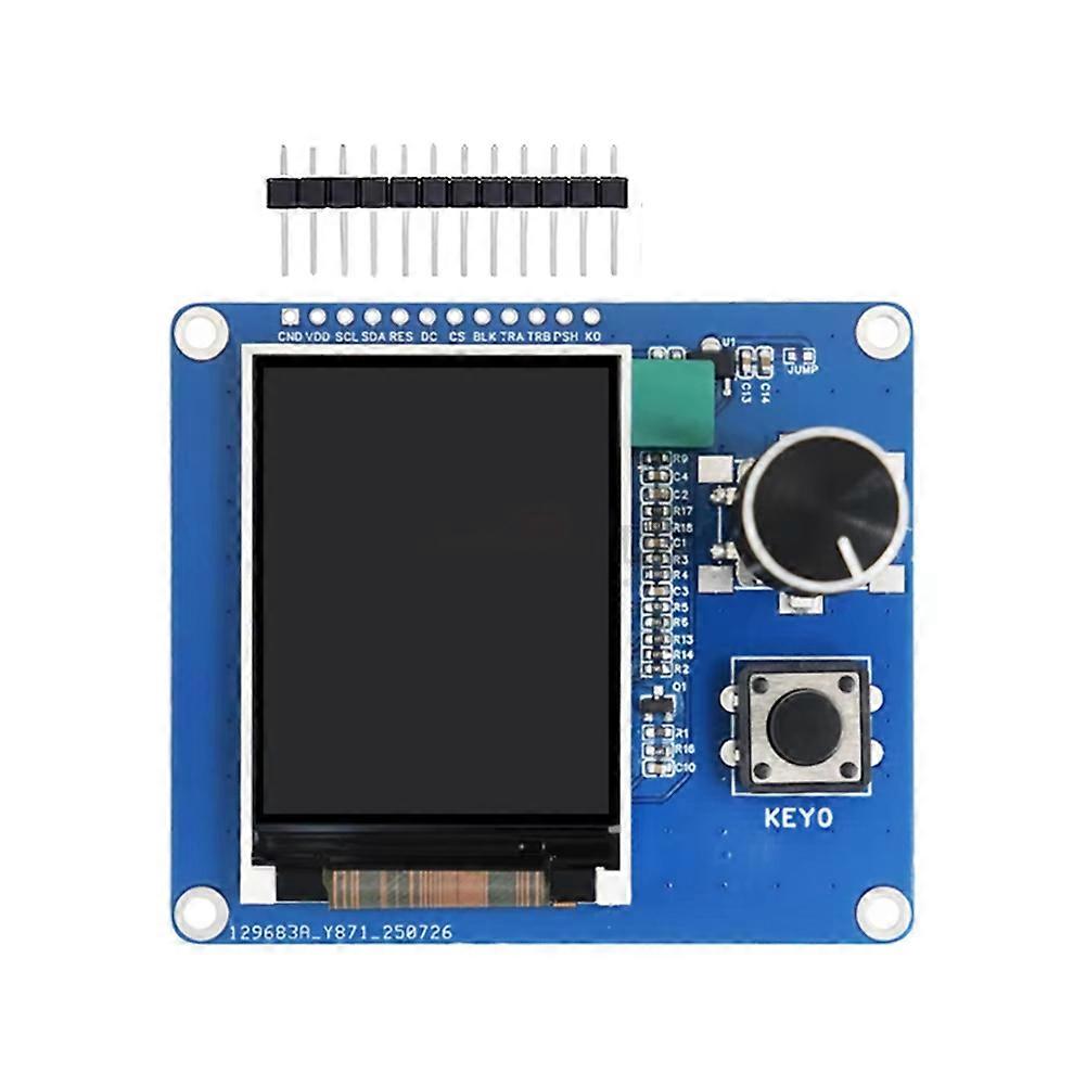 2.0 Inch TFT LCD Display with Rotary Encoder EC11, IIC SPI Interface for Arduino ESP32 Raspberry Pi DIY Projects