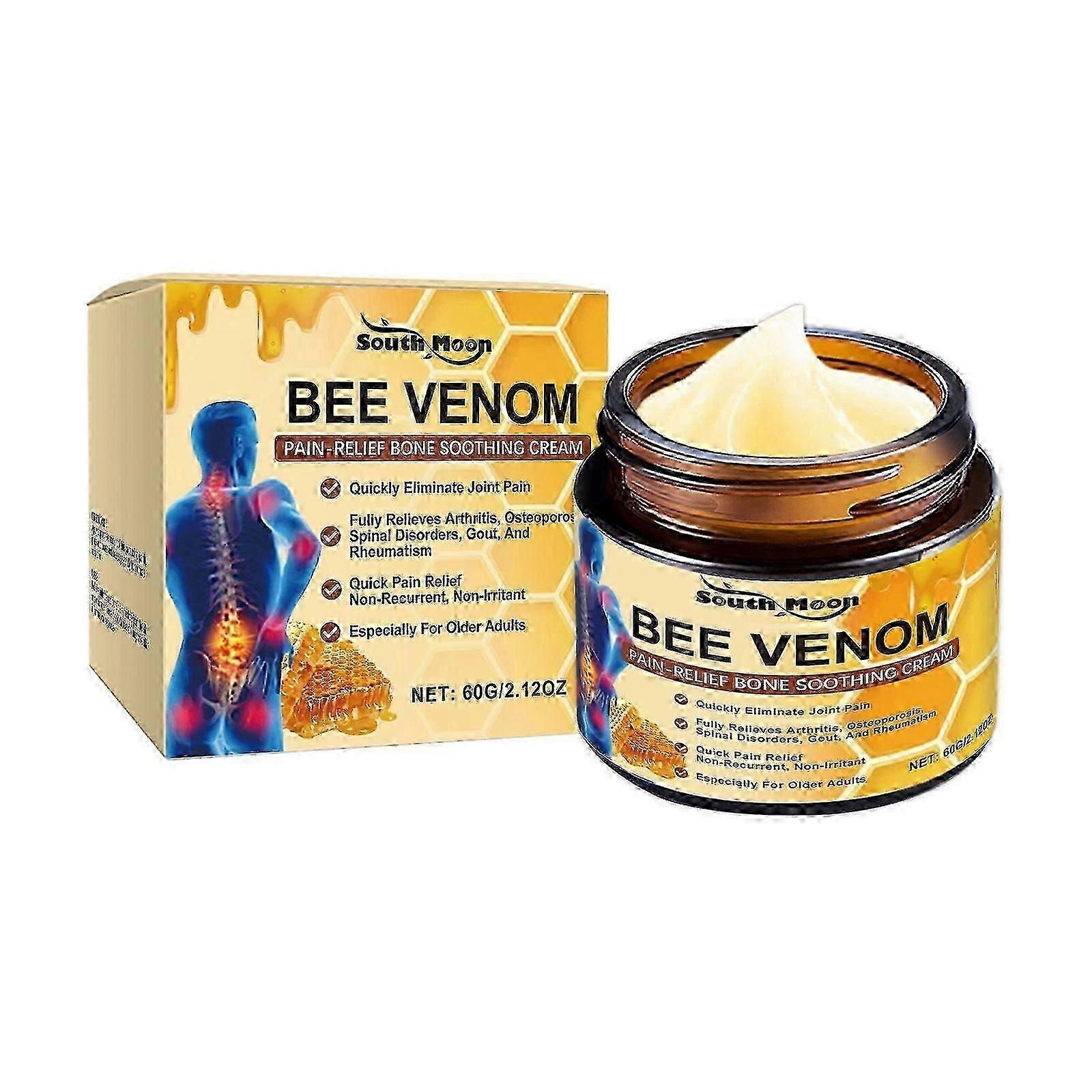 كريم Bee Venom Joint & Bone ، مفصل احترافي لتخفيف سم النحل للظهر والركبة واليدين والرقبة والقدمين