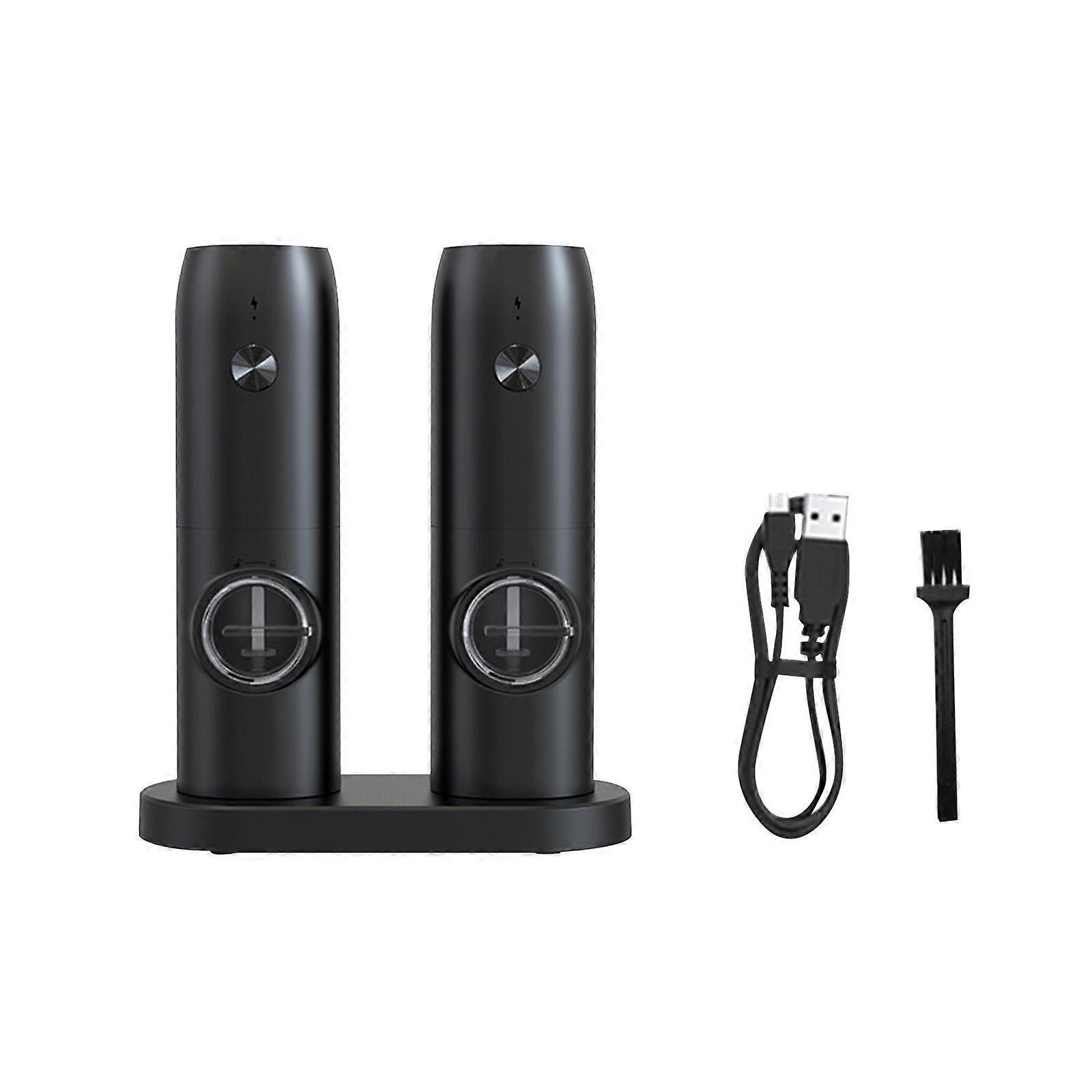 Electronic Pepper Mill USB Rechargeable Adjustable Coarseness Automatic 