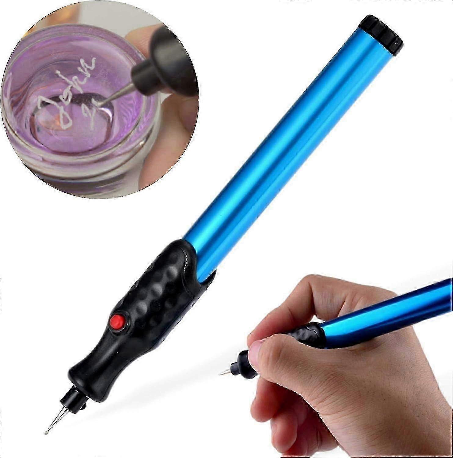 Portable Precision Engraving Pen & Electric Engraver Tool - DIY Etching & Jewelry Carving Scribe for Craft Projects