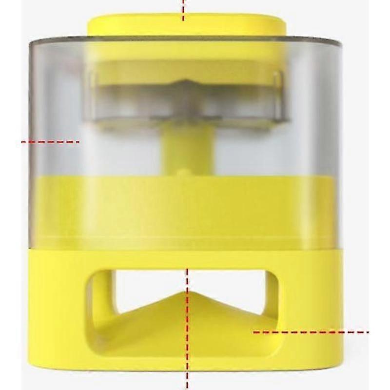 Luxora The dog food dispenser interactive button triggers the dog puzzle snack distribution toy slow feeder