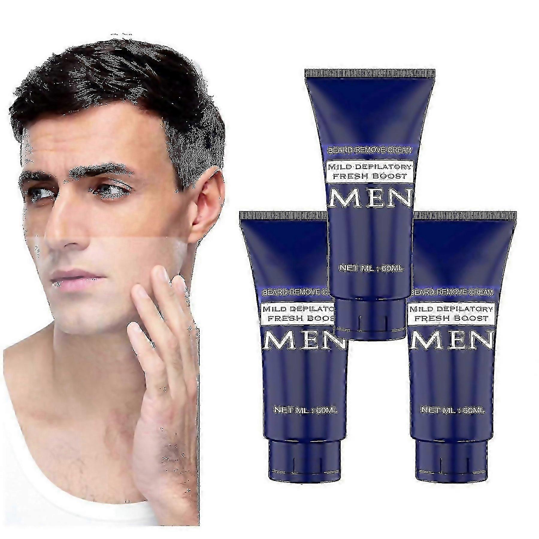 קרם להסרת שיער לגברים קרם להסרת שיער לגברים דחיפה עדינה להסרת שיער לגברים