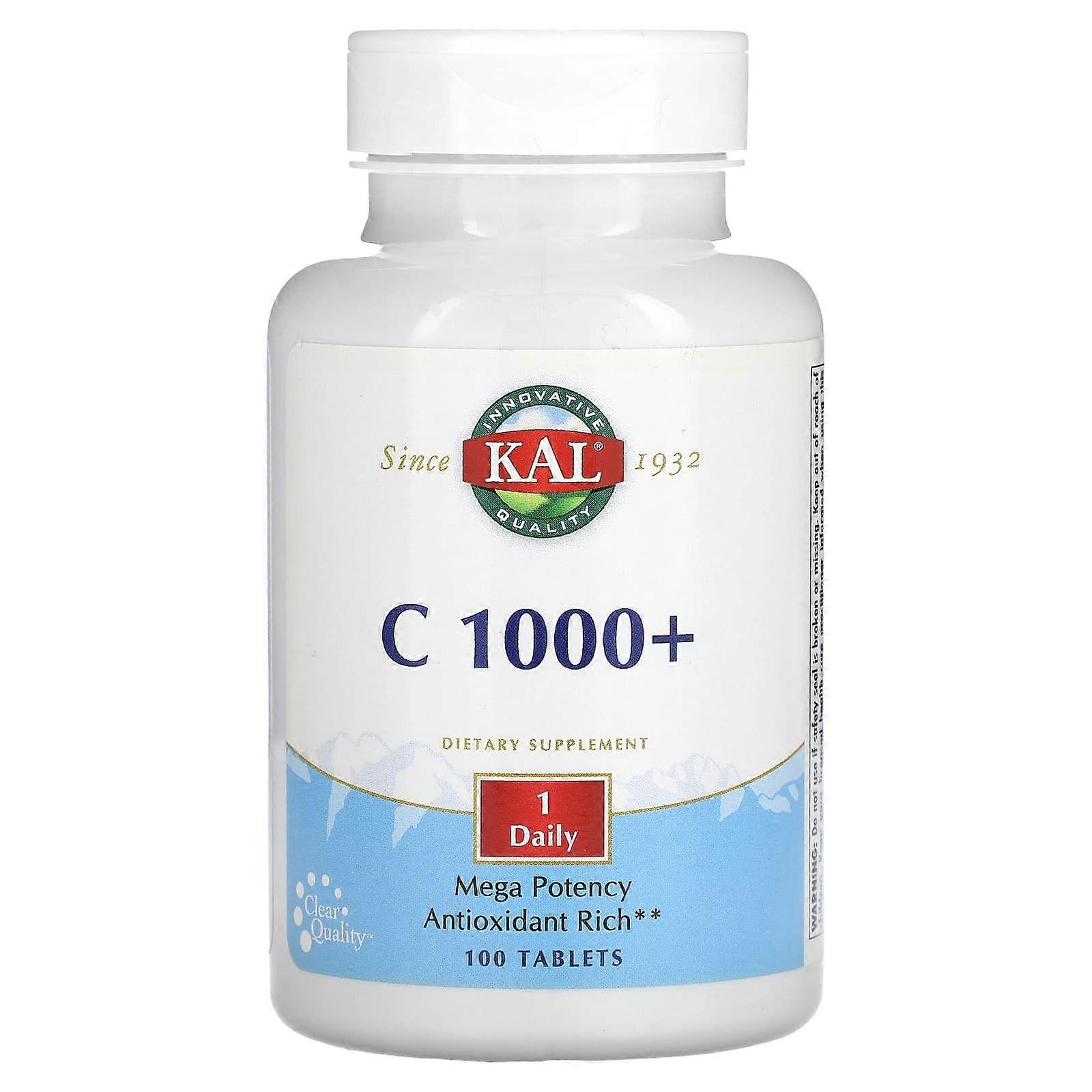 C 1000+, 100 Tablets