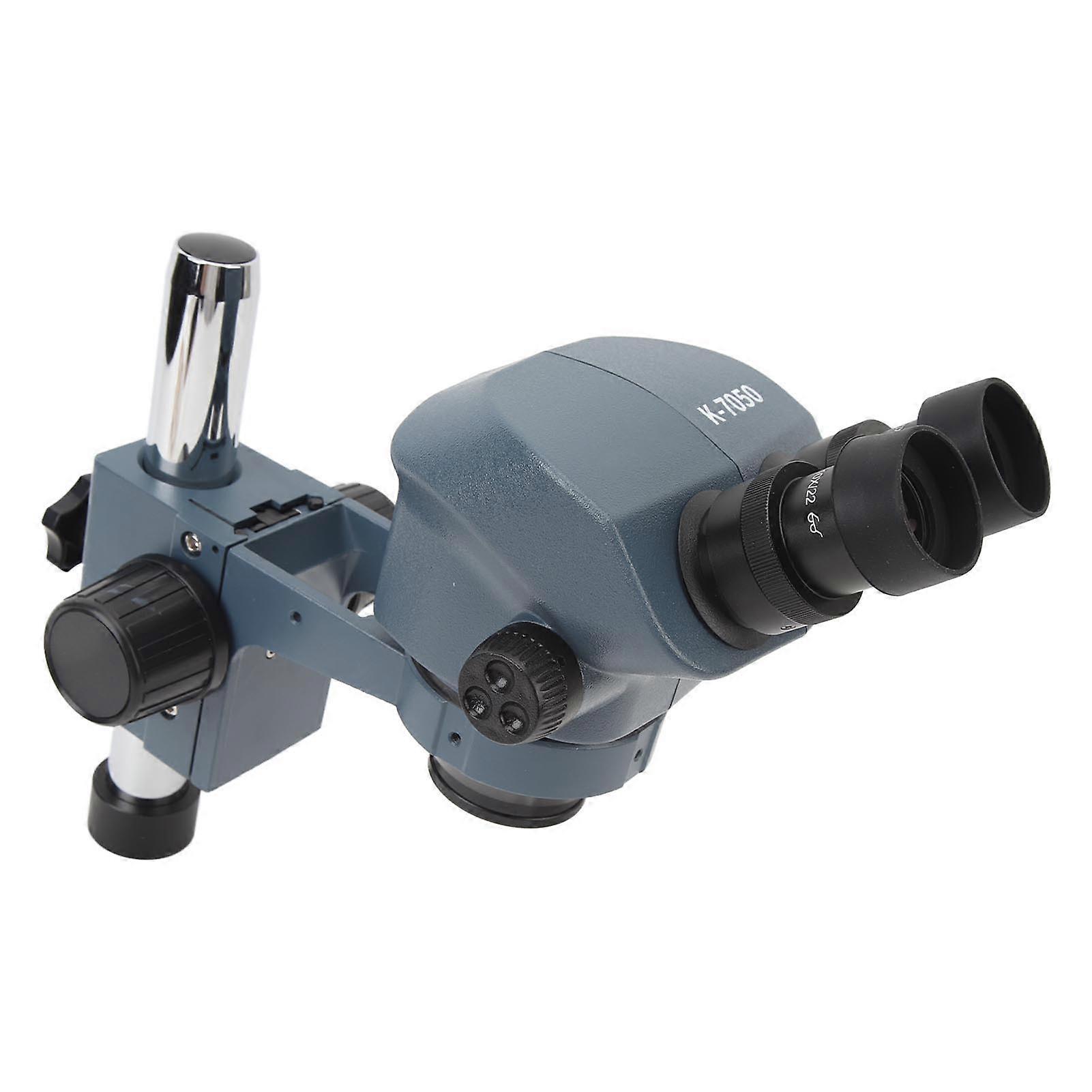 Trinocular Stereo Microscope 7-50X Magnification, 0.7-5X Zoom Objective