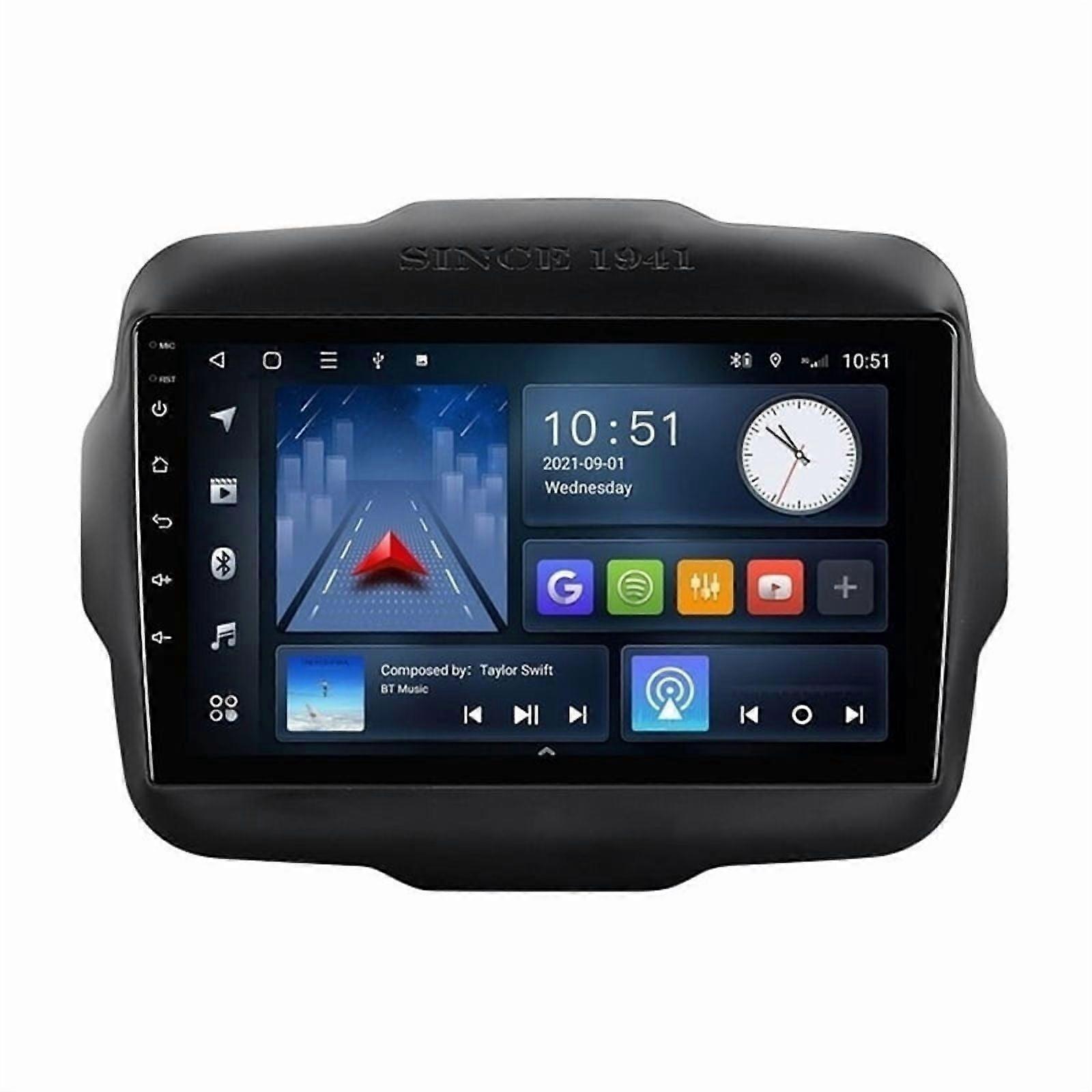 Stereo Radio for Jeep Renegade 2015-2022 Android Carplay 4+64G