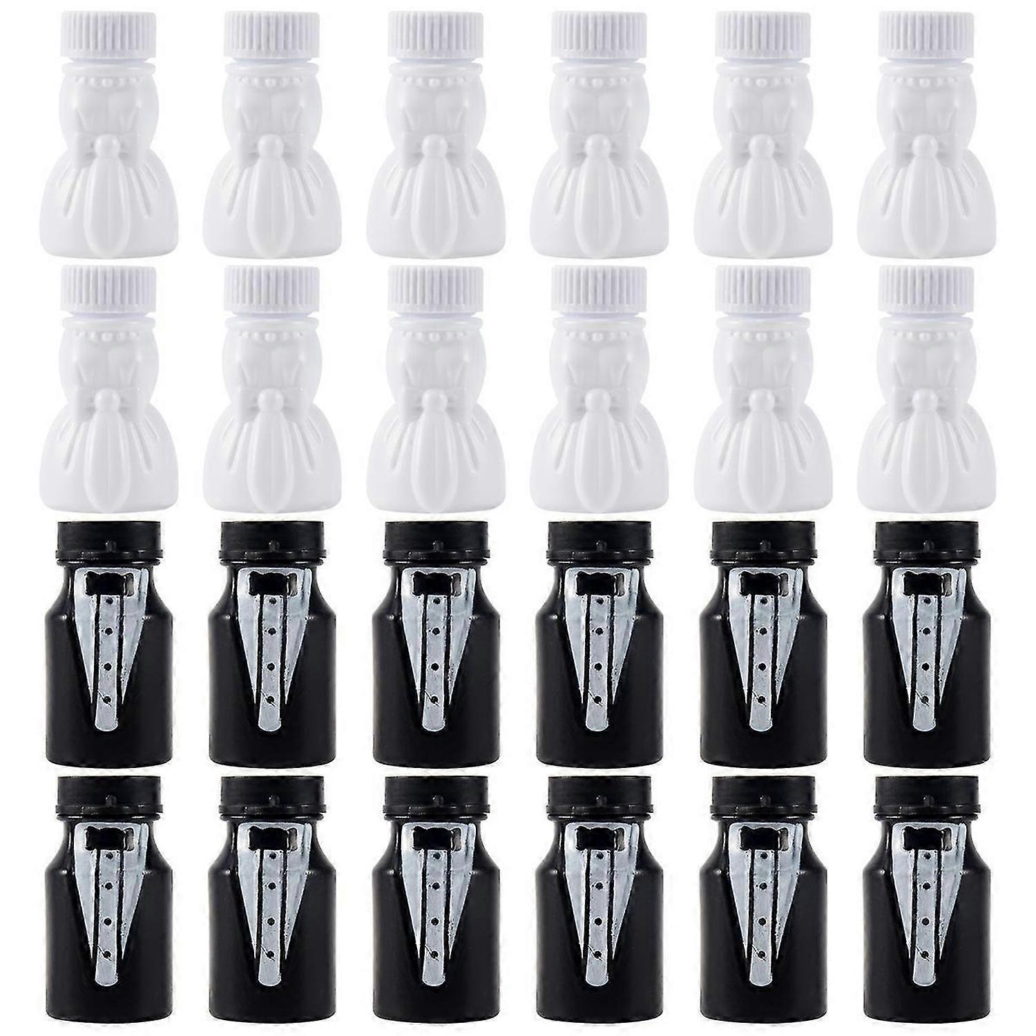 Wedding party bride and groom bubble bottle 1 sets (24pcs)