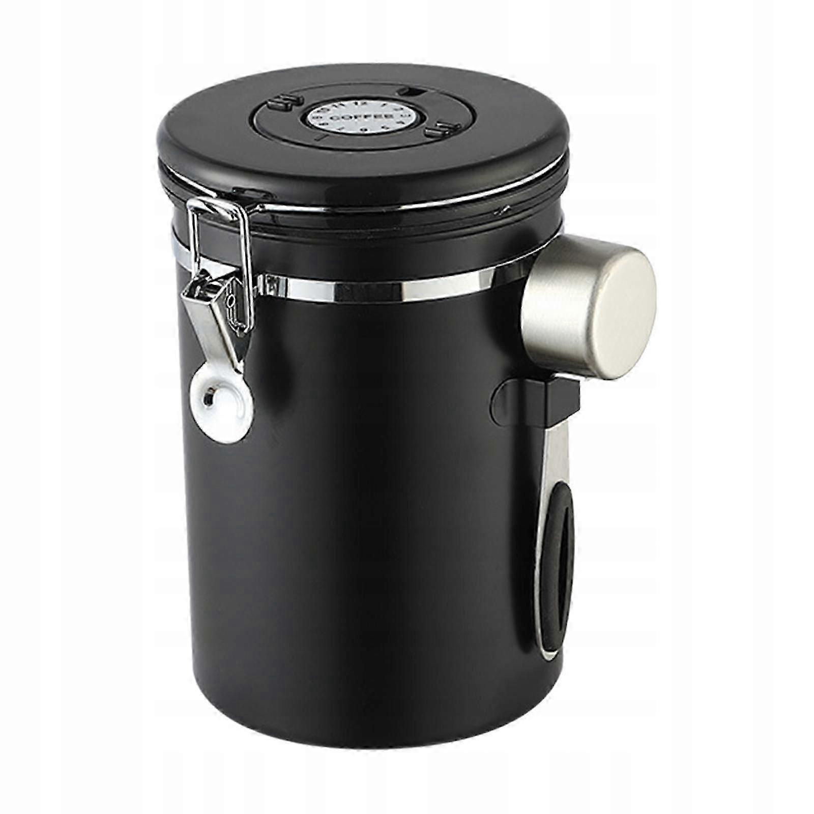 25-26 Jar With Coffee Beans Coffee Container Airtight Storage