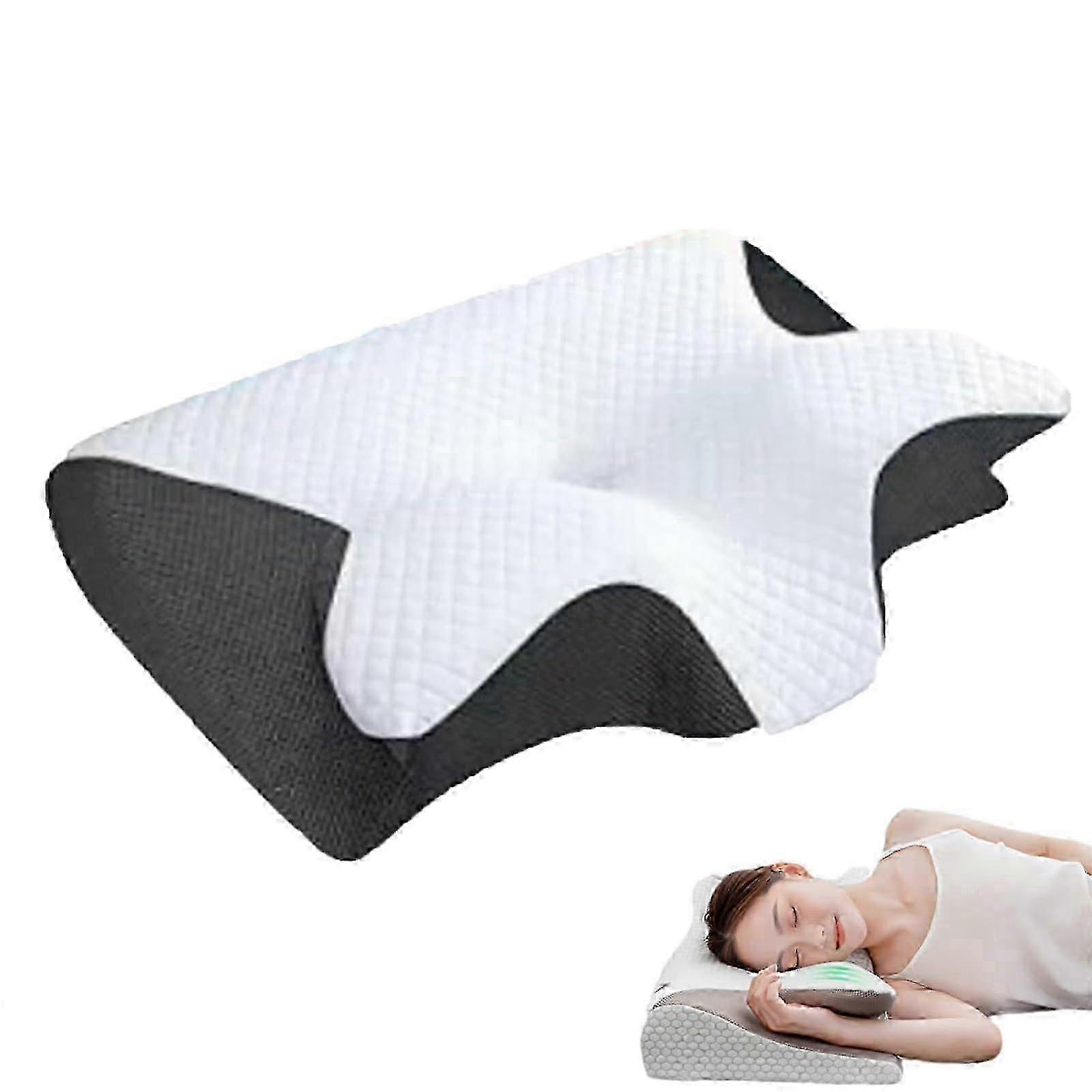 Cuscino ortopedico 2 in 1, memory foam, contorno ergonomico