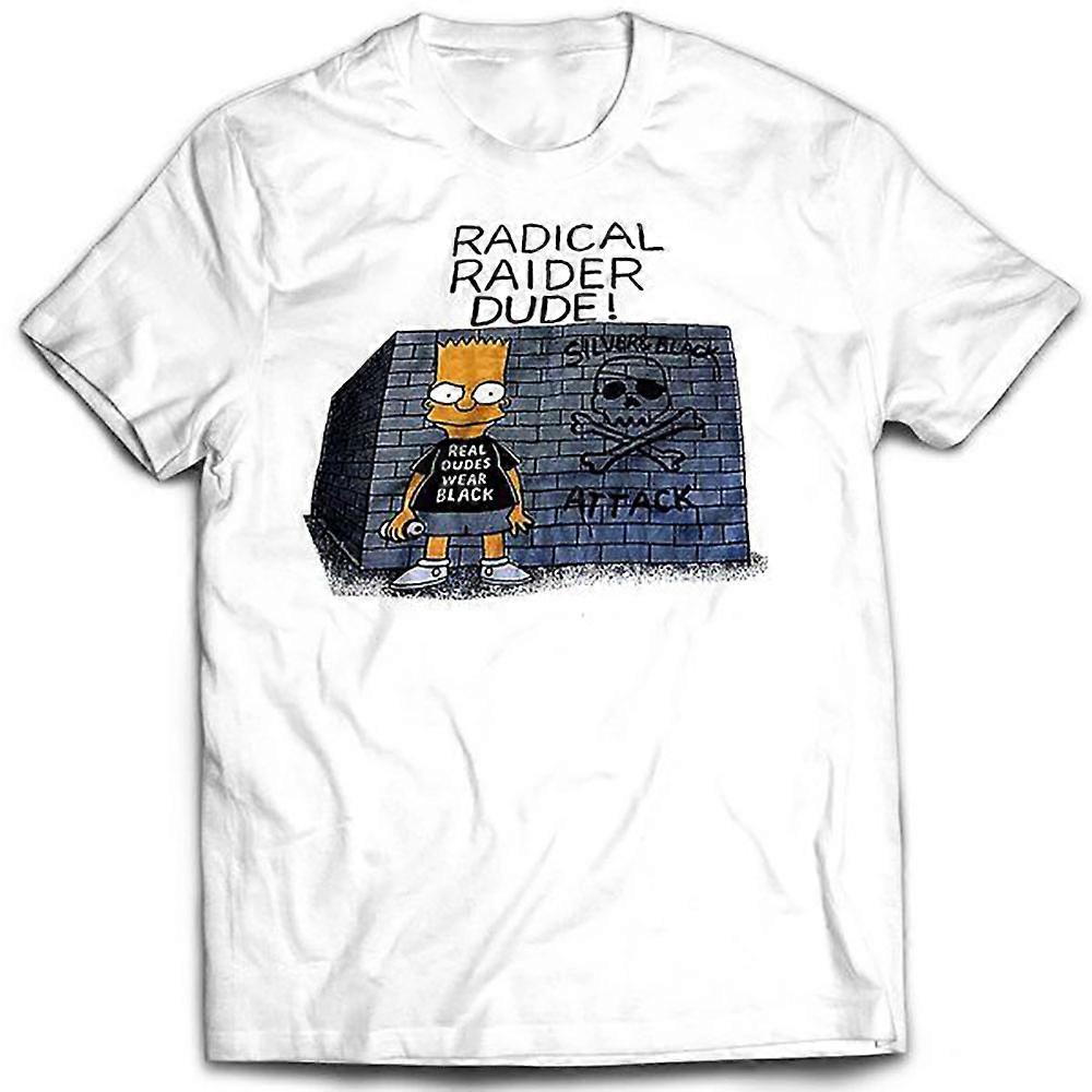 Bootleg Bart Raiders Fan Bart T-shirt