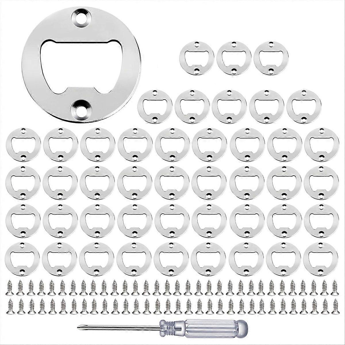 Bottle Opener Insert -45Set Stainless Steel Bottle Opener Inserts Kit