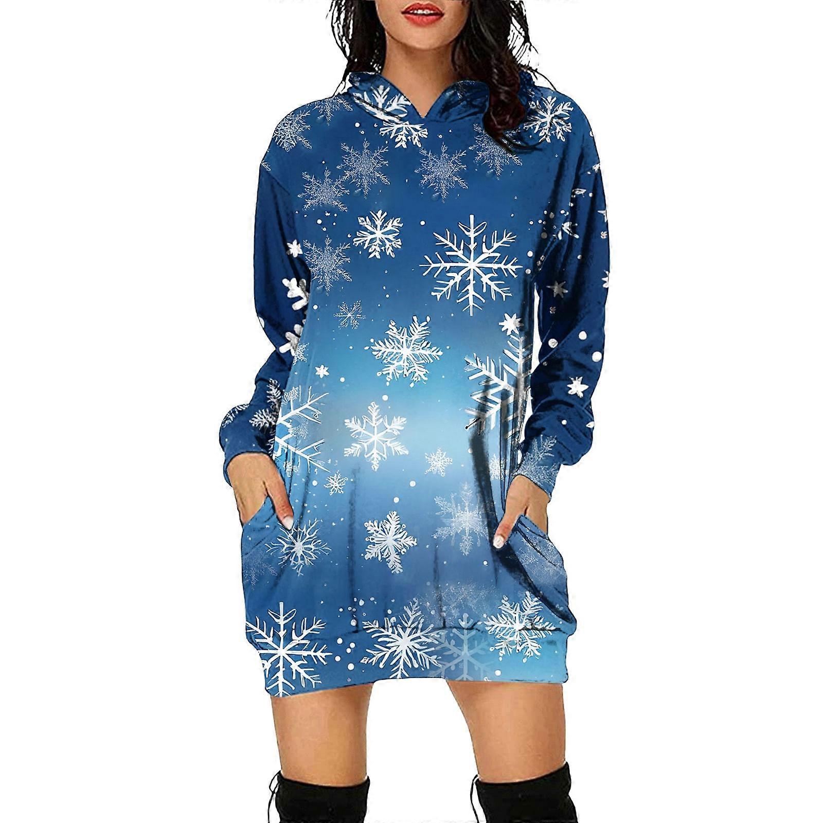 white christmas dresses Gothic Plus Size Christmas Tree Ball Lady Elf Print Crisscross Cami Dress Black / Xs