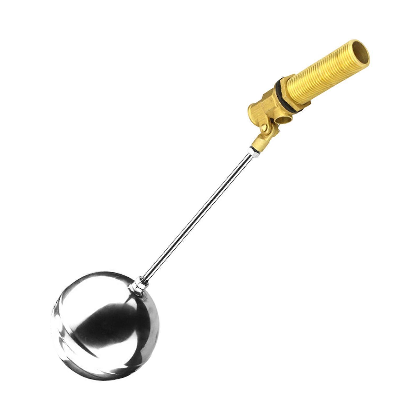 Cold and Hot Water Tank Floating Ball Valves Water Level Flows Automatic Control Valves 1/2inch Male Thread Enduring Multicolor