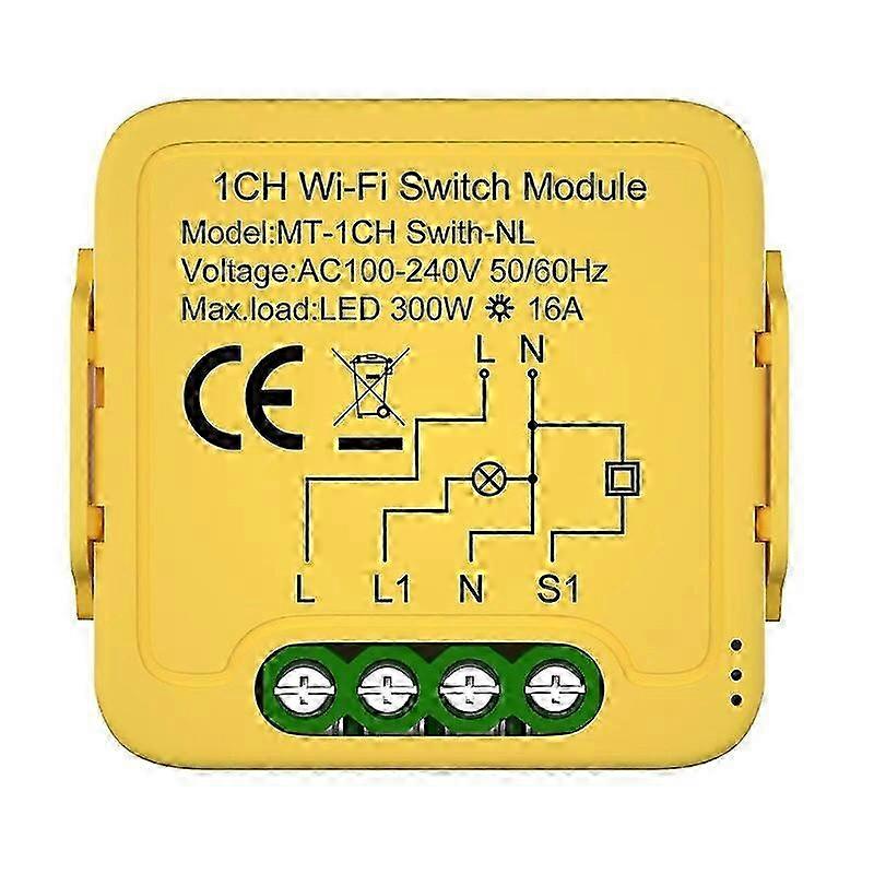Pour l’affaire Homekit WiFi Smart Switch 16A Le module de relais domotique fonctionne avec Siri Smartthings Alexa Google