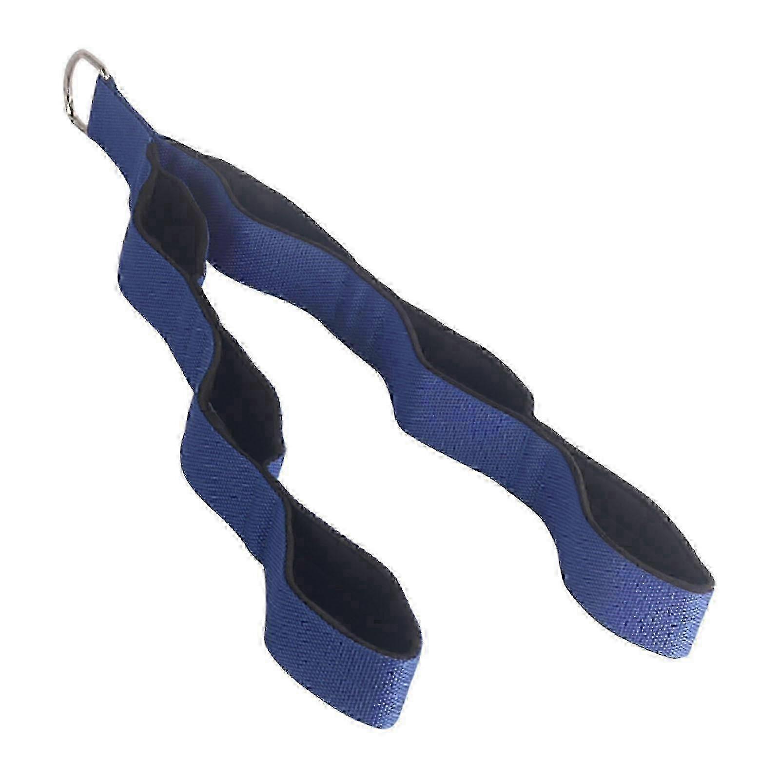 Tricep Rope Cable Attachment Handle Strap for Bodybuilding Crunches Home Gym Red