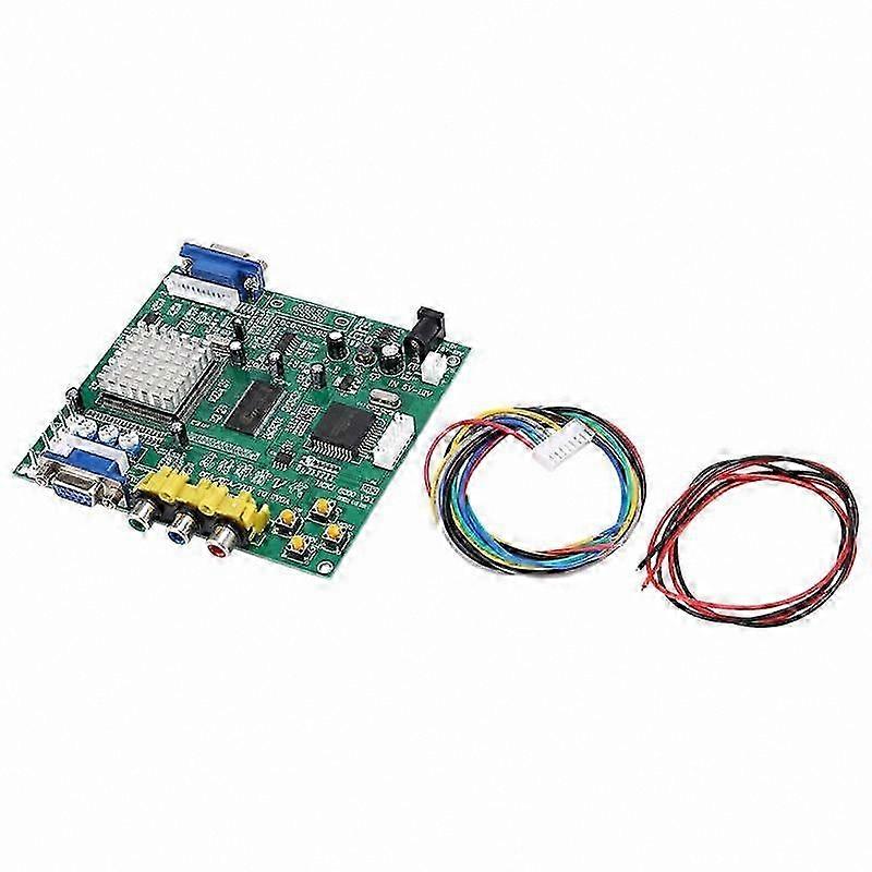 HD Video Converter Board for Jamma Games, CGA RGB to VGA Output Adapter for LCD Monitors