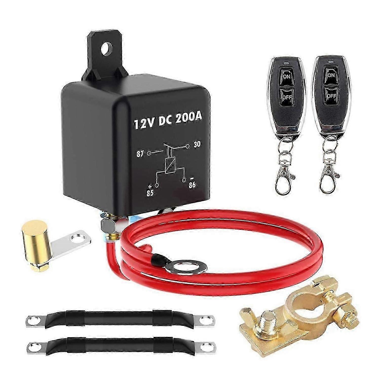 Remote Battery Disconnect Switch Top Post Negative Battery Shut Off