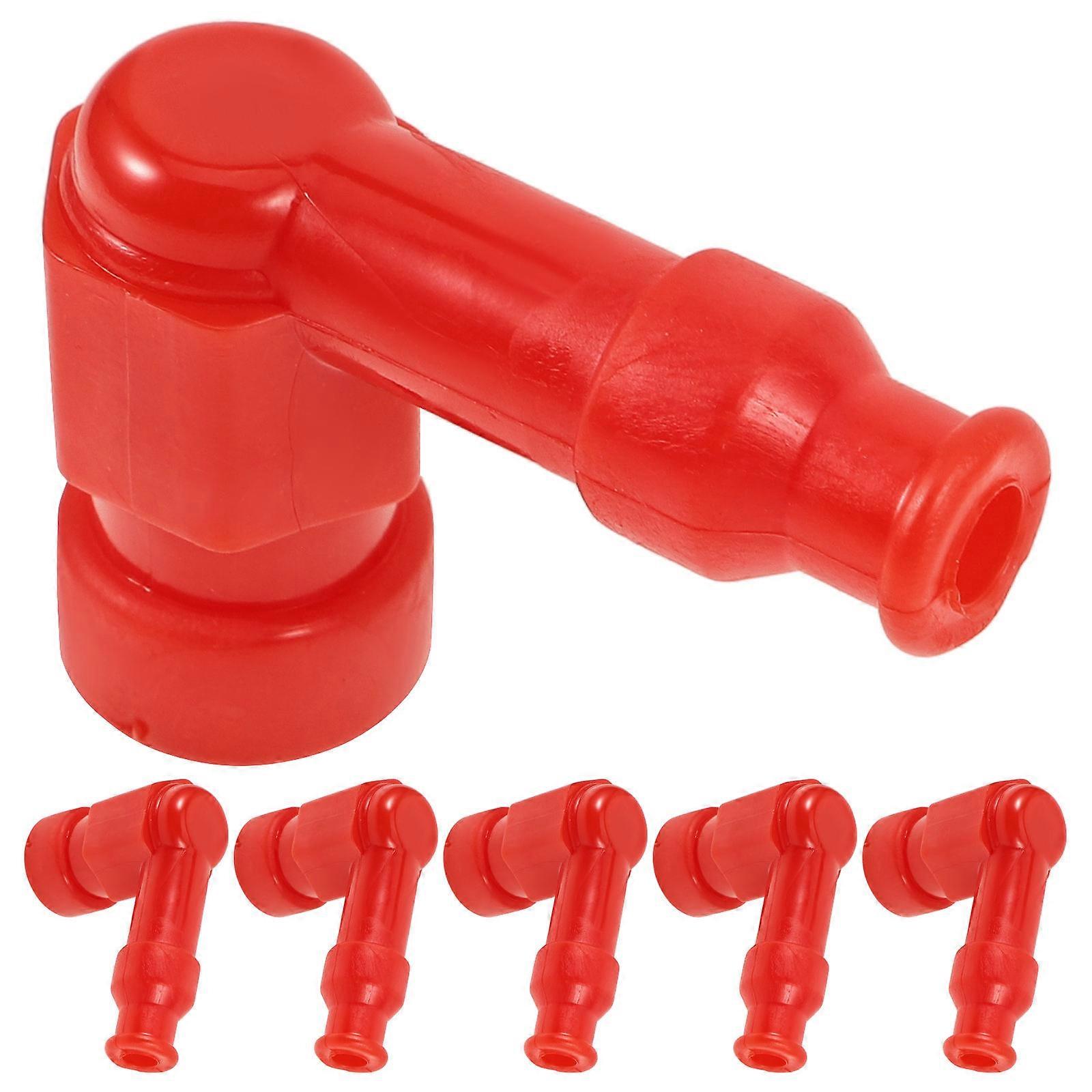 Plug Cap Waterproof Plug Cap Protector 10Pcs Red