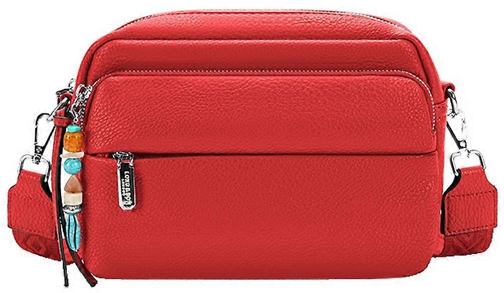 Long and Son Camera Crossbody Bag - Red