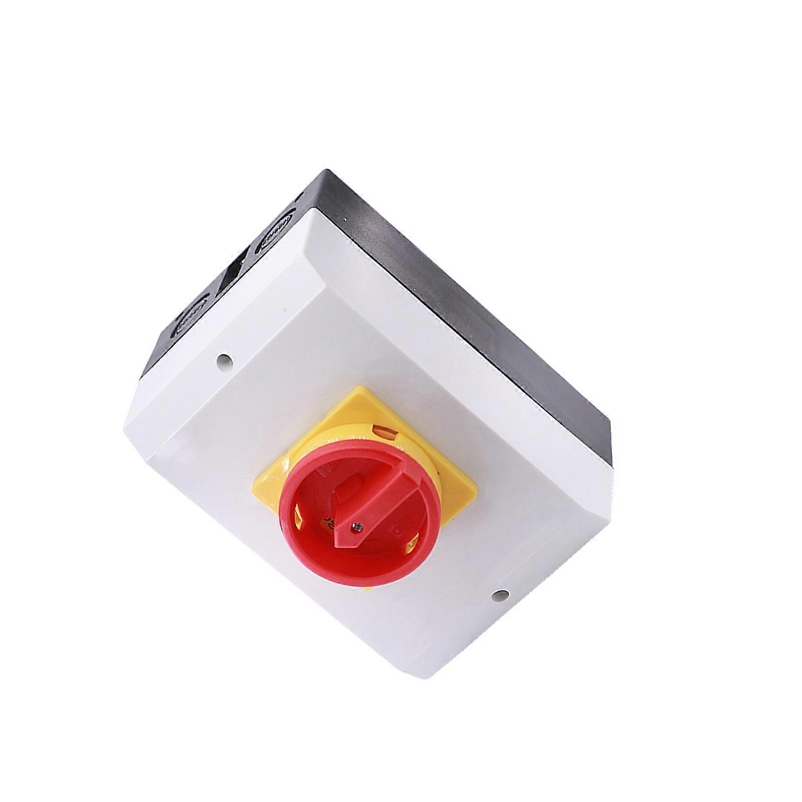 63A Isolator Disconnect Switches With Waterproof Box Enclosure Electricals Power Button For Electrical Safety Enduring Multicolor