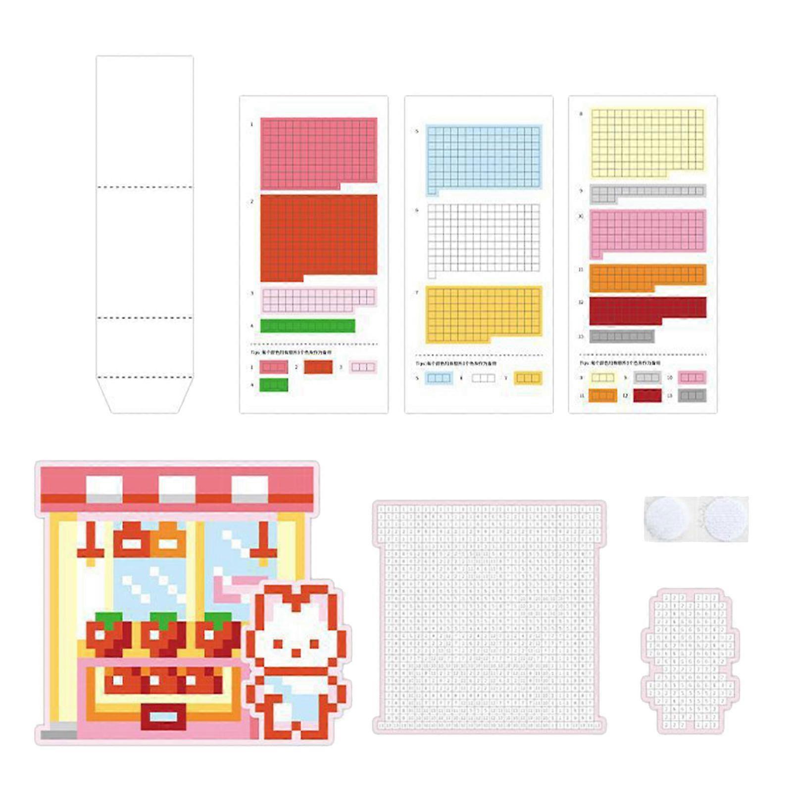 Childrens Reusable Sticker Puzzle Set Creative Play Handmade Art Craft Project Sticker For Classroom Home Calming Fun Multicolor