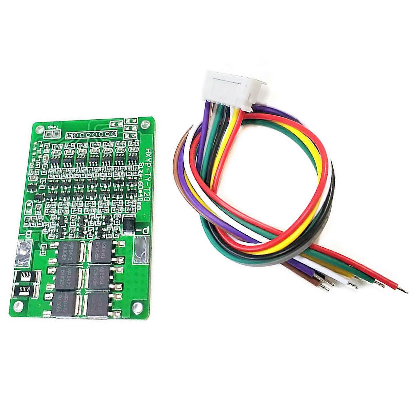 7S 29.4V Lithiums Battery Protections Chargers Board With Short Circuit Safety For DIY PowerBanks Multicolor