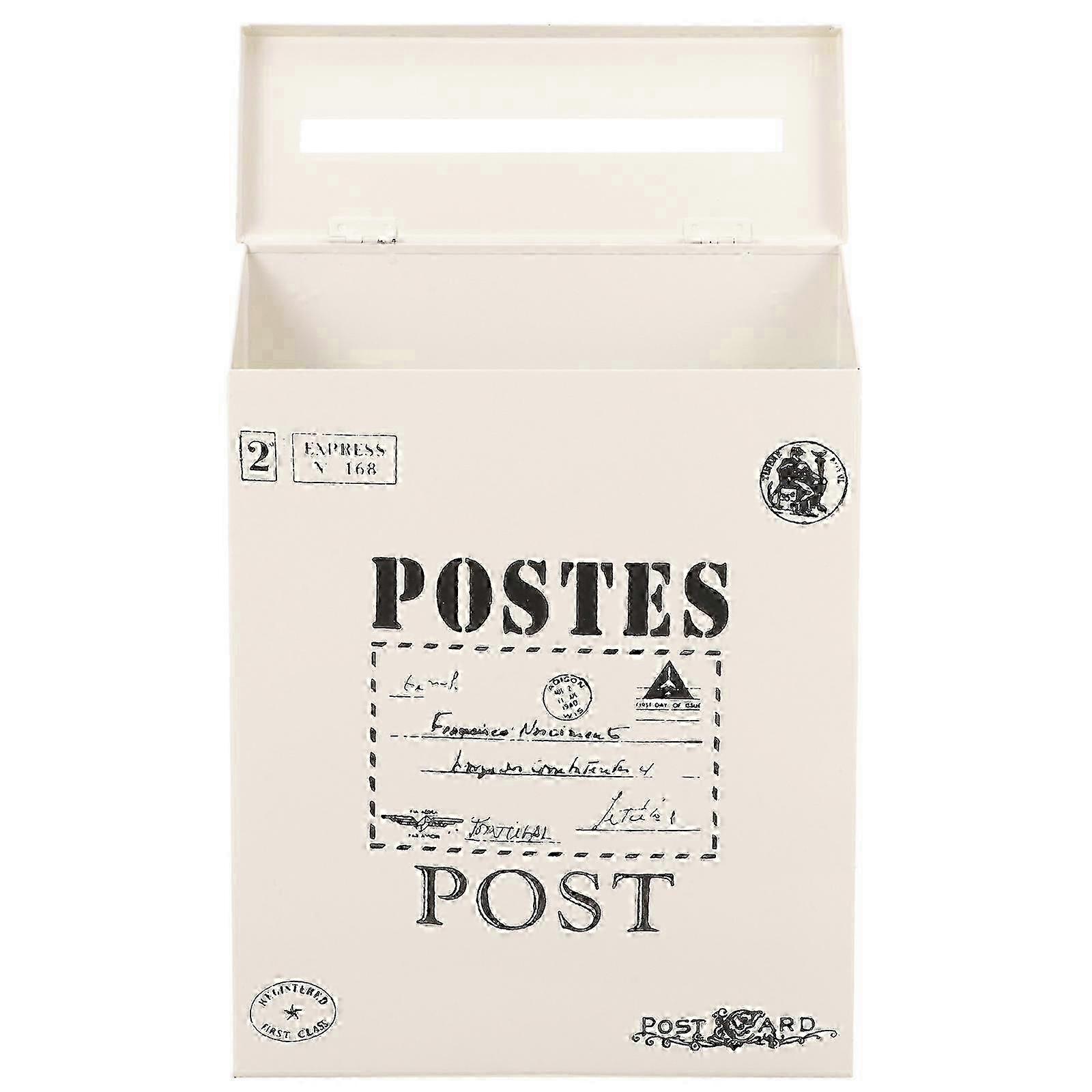 Vintage Mailbox Post Box Mailbox Wall Mount Post Box Outside Mailbox Mail Box