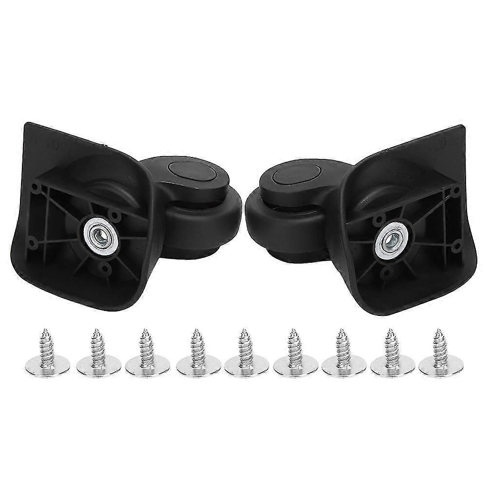 Roulette silencieuse noire Outdoor Supplies A20 pour valise - Remplacement universel