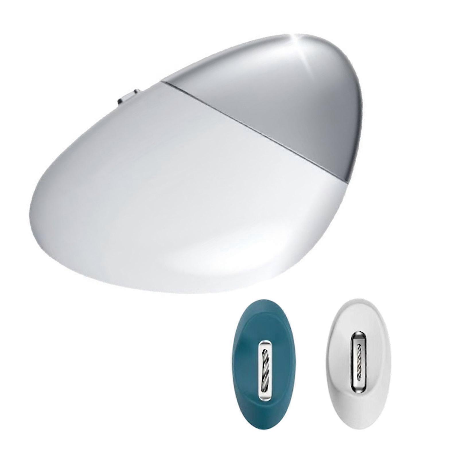 USB Propelled Unguis Cutter Set Of 3 Automatic Filing Structure Double Pace Regulation Magnetic Protective Hat Hygienic Home Travel Use  White