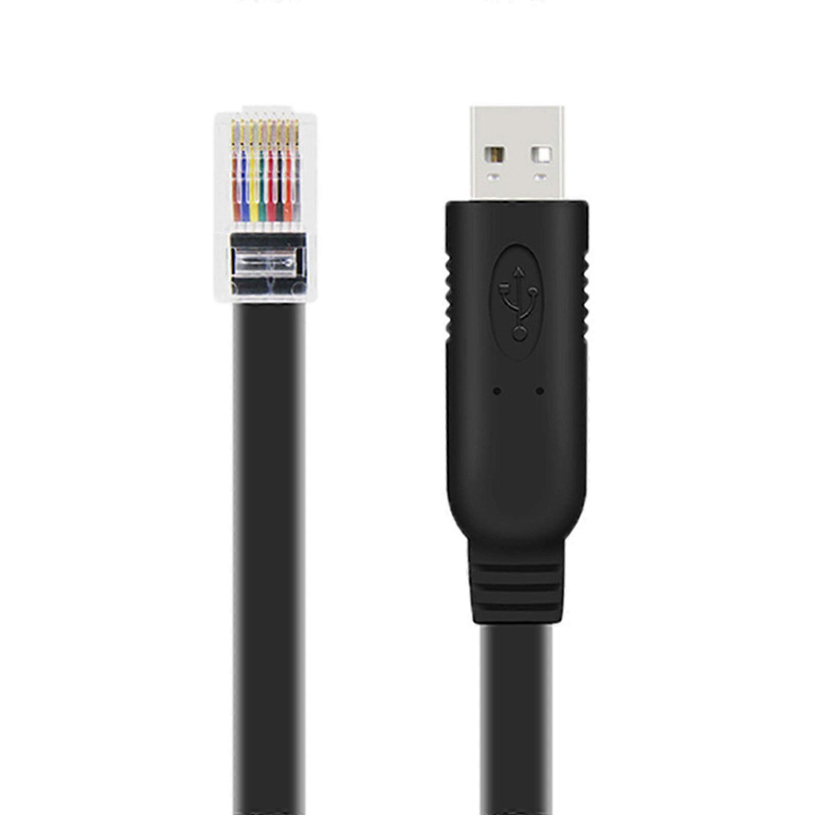 Small USB Console Cable USB to RJ45 Cable USB To RJ45 Adapter Cable For Easy Carry And Secure Connection 500cm/300cm Multicolor