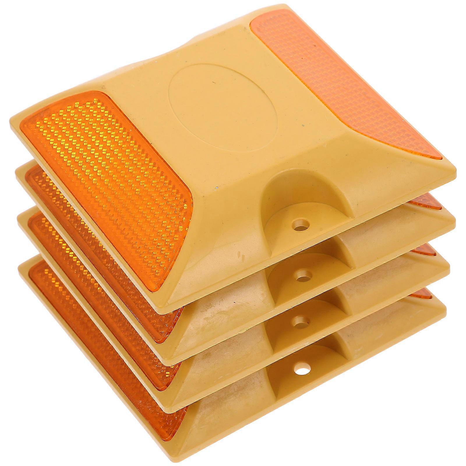 Plastic Reflective Road Markers for Driveway Marking 4Pcs Road Studs