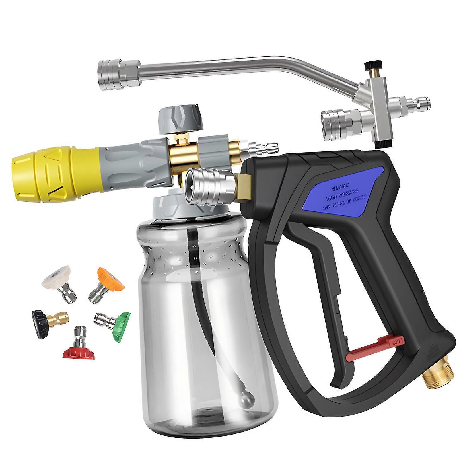 Combined Tall Pressure Cleaning Structure Spume Culverin Set M22 and 14 Firearm Couplers Untarnished Engineering Mineral Saving Technology Multicolor