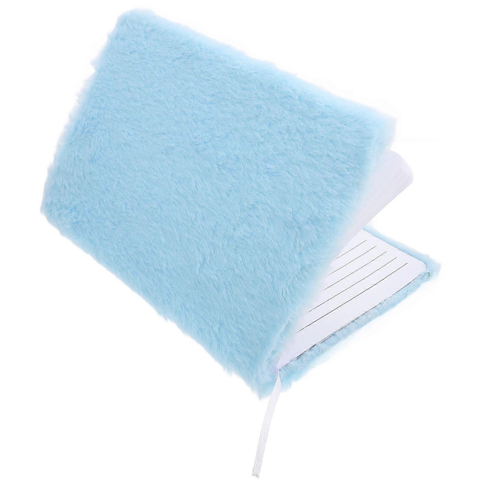 Worgeous 1 Set Fluffy Cover Notebook Multi Function for DIY