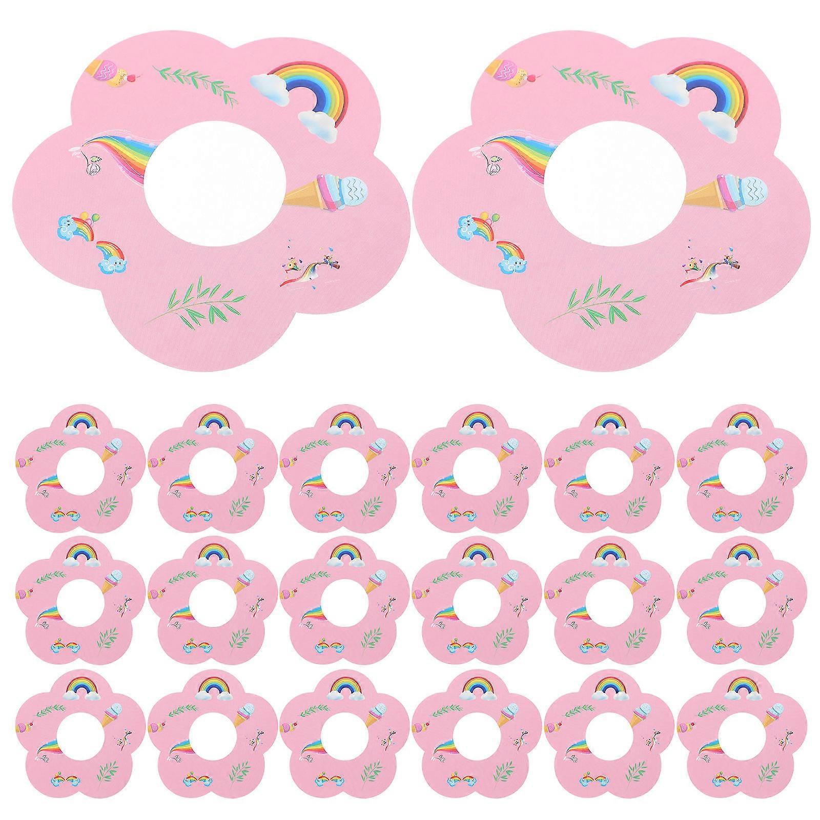 Ice Cream Drip Catcher Paper Holders to Prevent Drips 100Pcs Multi Color