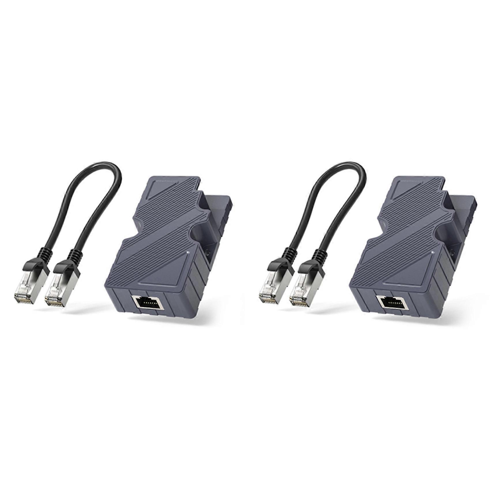 2X for Starlink Dishy Cable Adapter to RJ45 Connection for StarLink Ethernet Adapter PoE Injector for Starlink