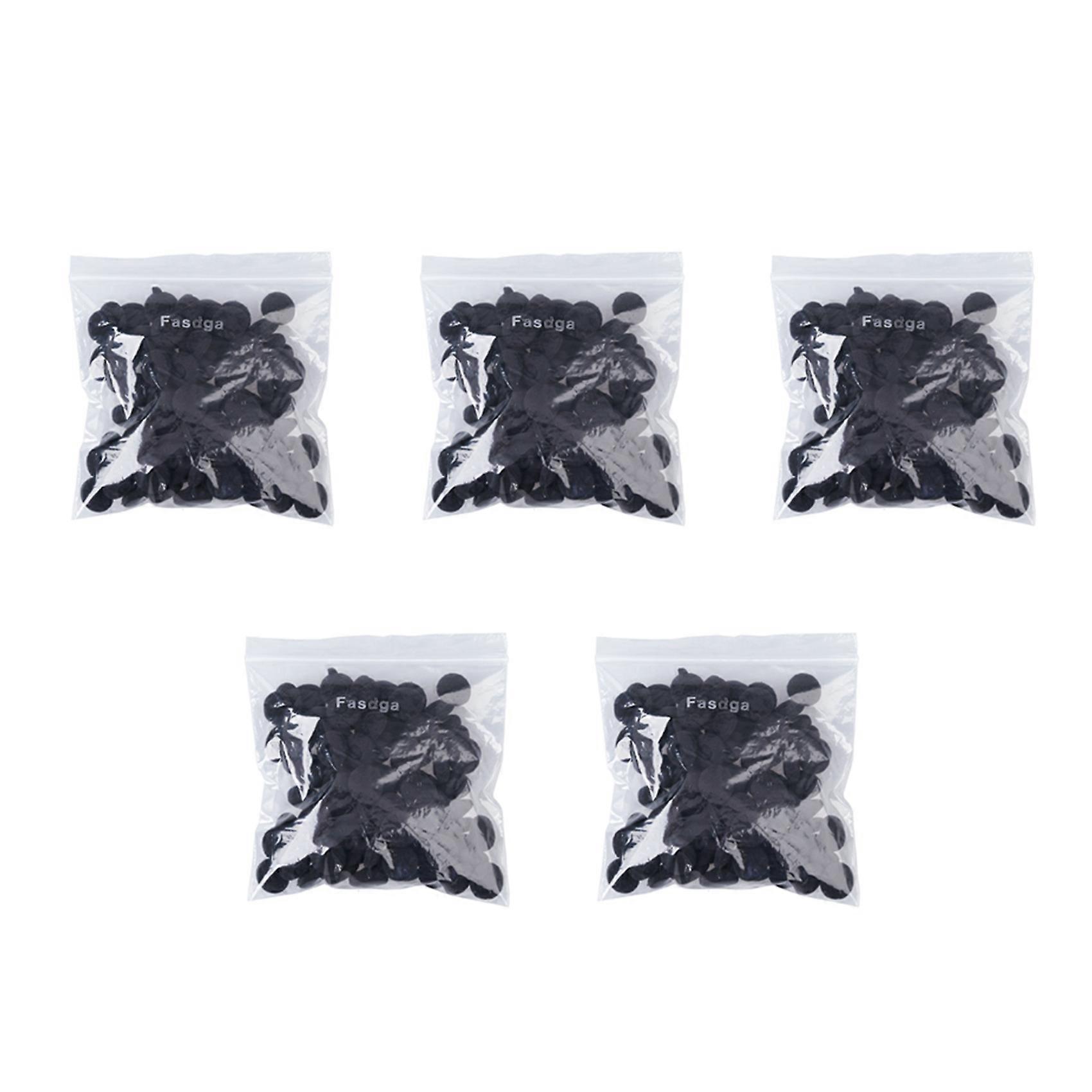 Fasdga 500 Pcs Black Sponge Earbud Headphone Cap Ear Pads Cover Replacement