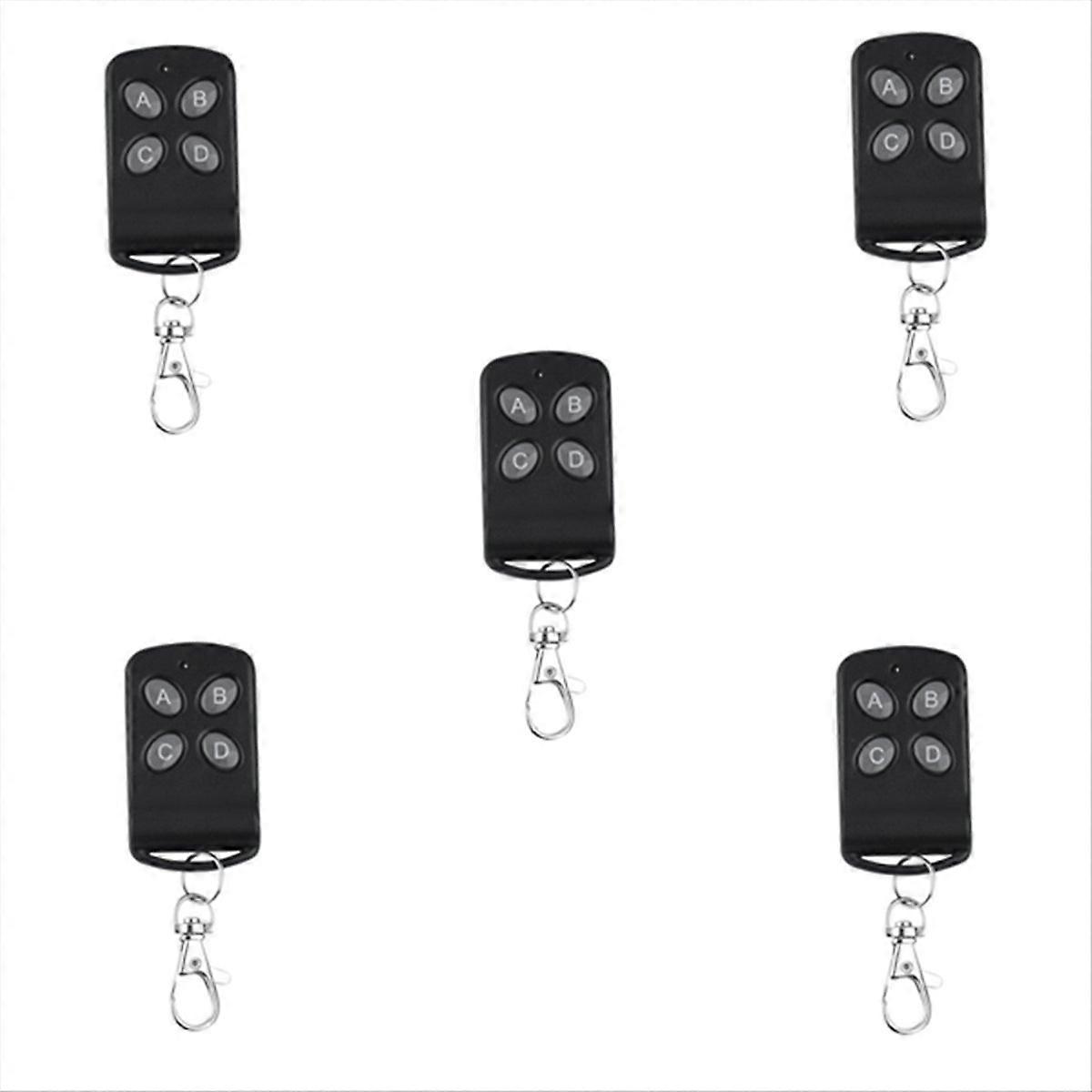 5Pc Wireless Remote Control 4 Channel 433MHZ Button Light Switch Copy