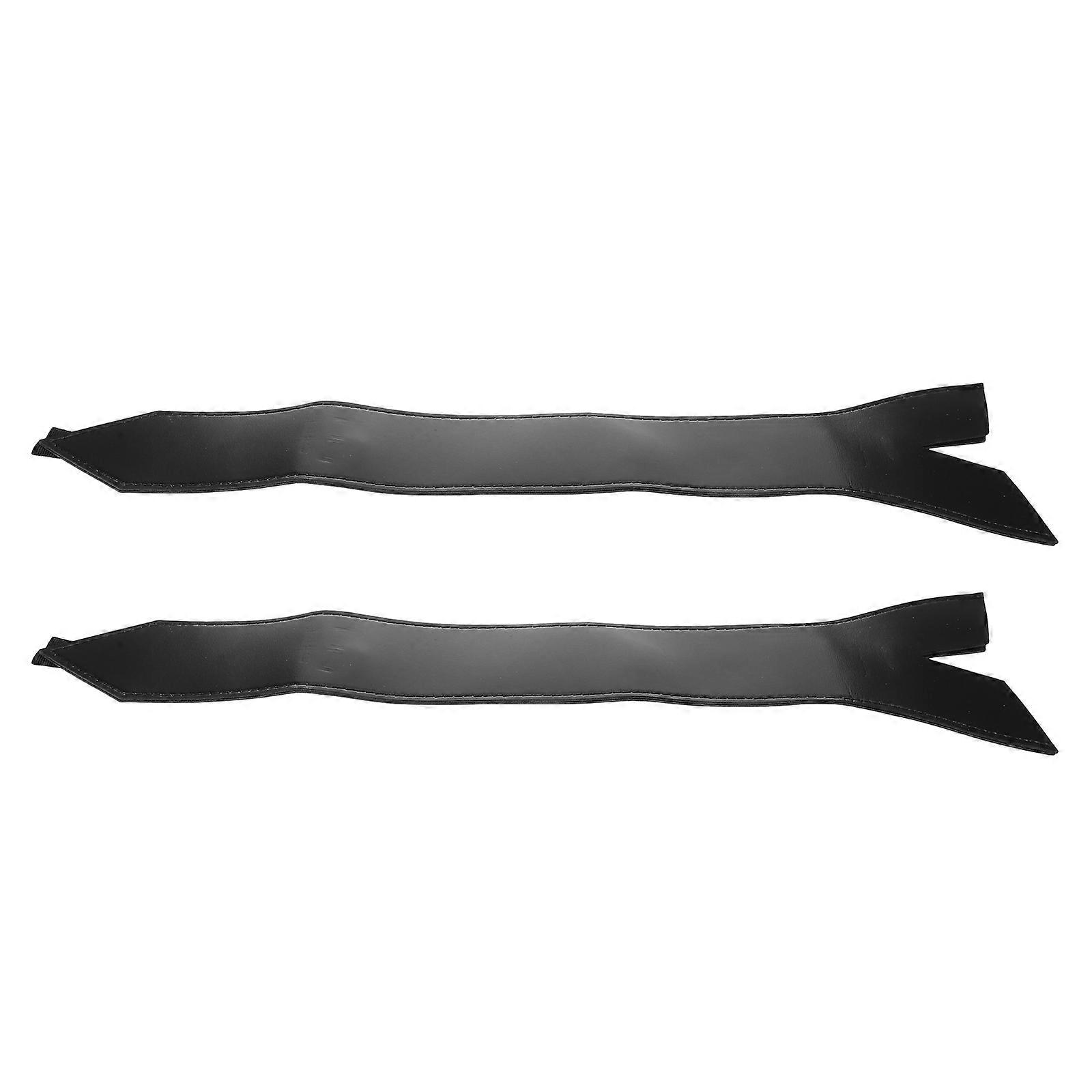 2Pcs Sword Shoulder Bag Protective Cover for Carrying Rectangular Black Pu Material