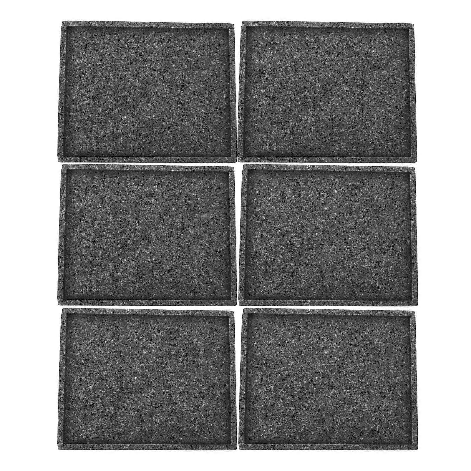 Puzzle Sorting Tray Felt Puzzle Board for Storage 1Set Durable Dark Grey