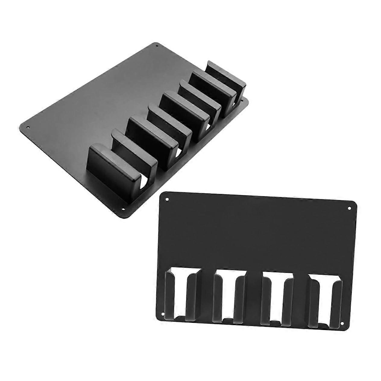 2pcs Wall Mounted Hair Clipper Holder Organizer for Barber with SpaceSaving Quick Access Storage