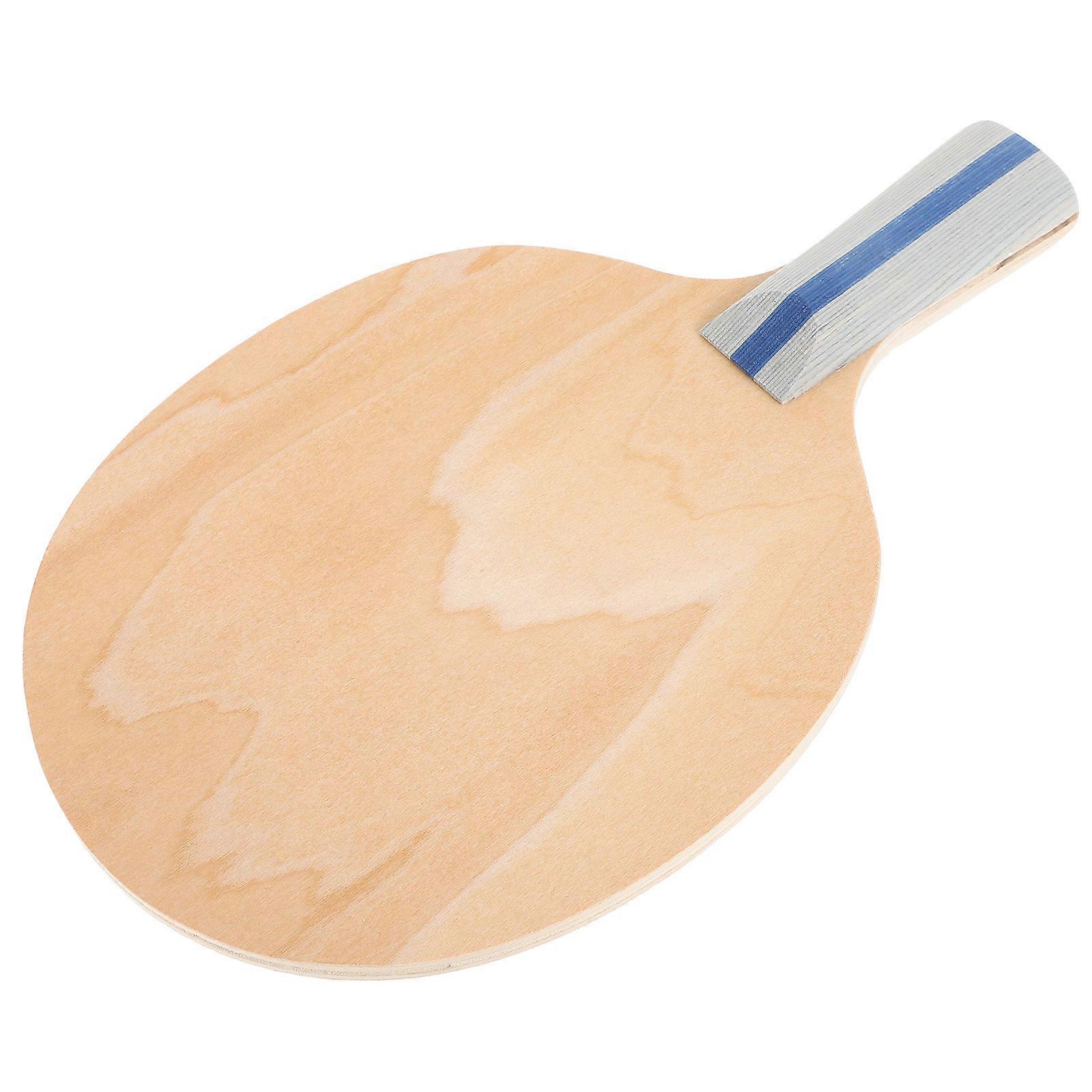 Wooden Table Tennis Racket for Playing Use 3Pcs Set Beige Paddle Material