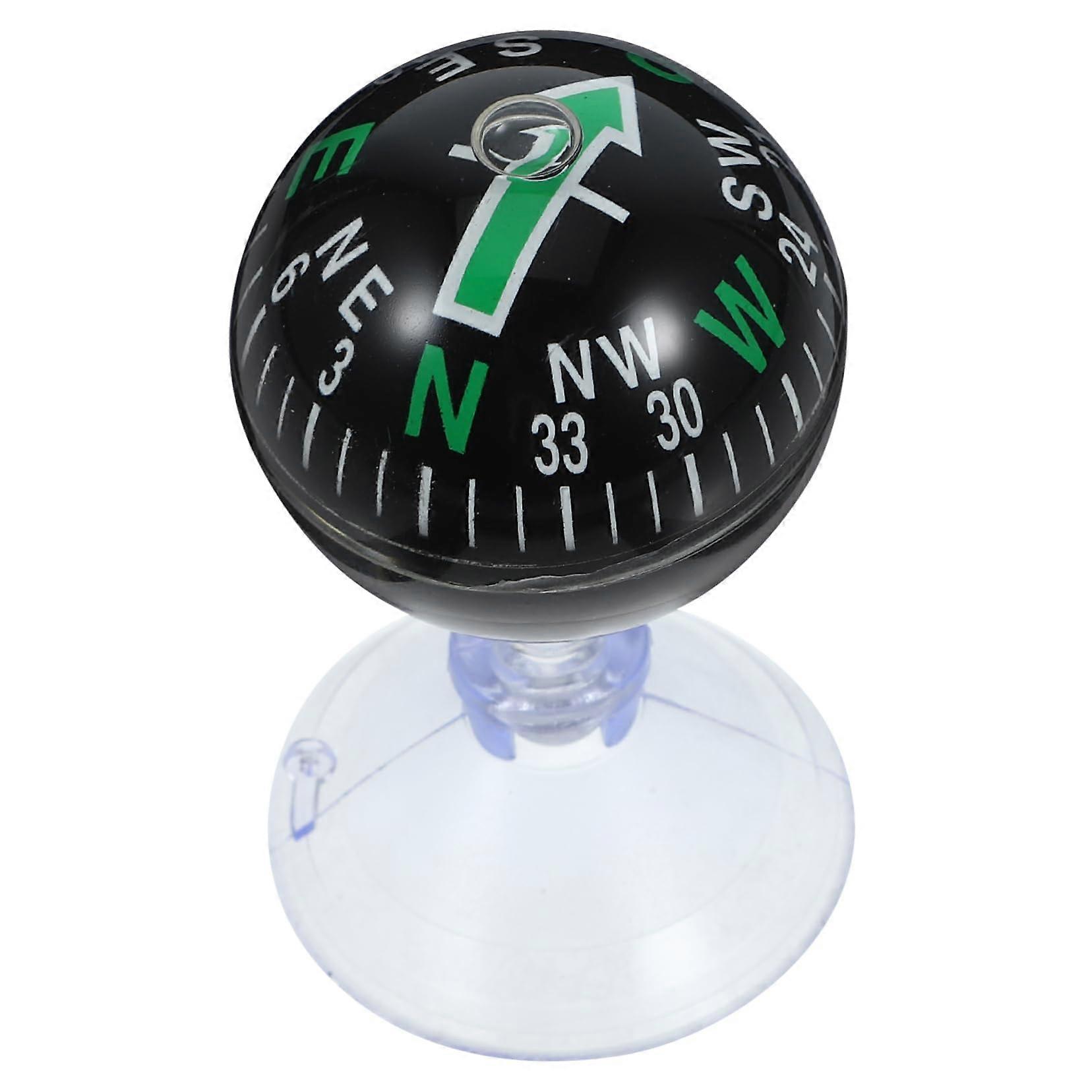 Car Dashboard Compass with Suction Cup Mount for Accurate Direction and Universal Vehicle Use