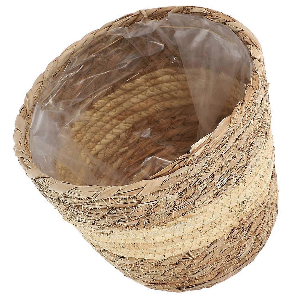 Decorative Flower Basket Straw Basket for Storage Use 3Pcs