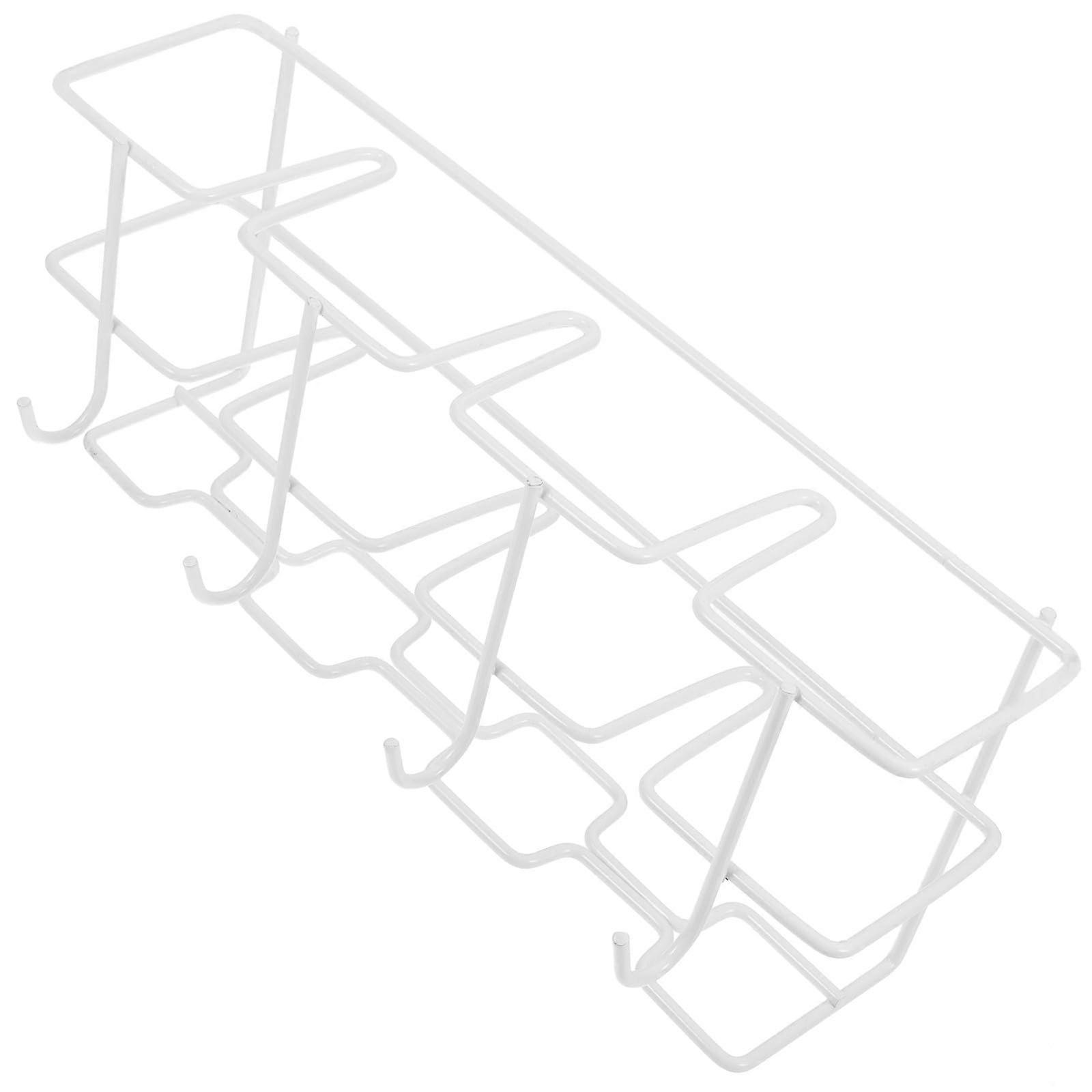 Wall Mounted Umbrella Stand with Hooks SpaceSaving Weather Resistant Rack for Entryway and Office