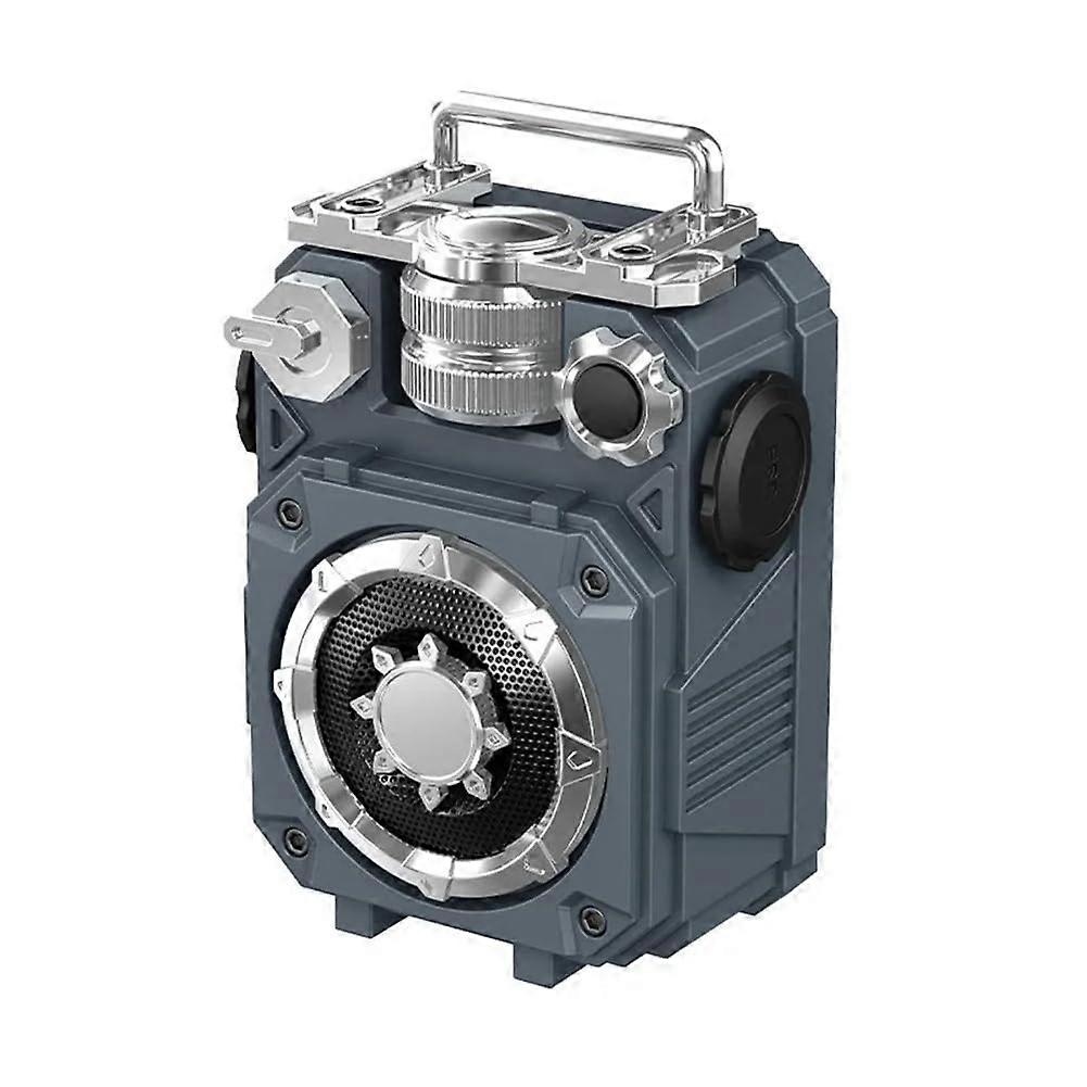 Portable Mini Speaker Subwoofer TF Card Slot Wireless Music Player Dark Blue