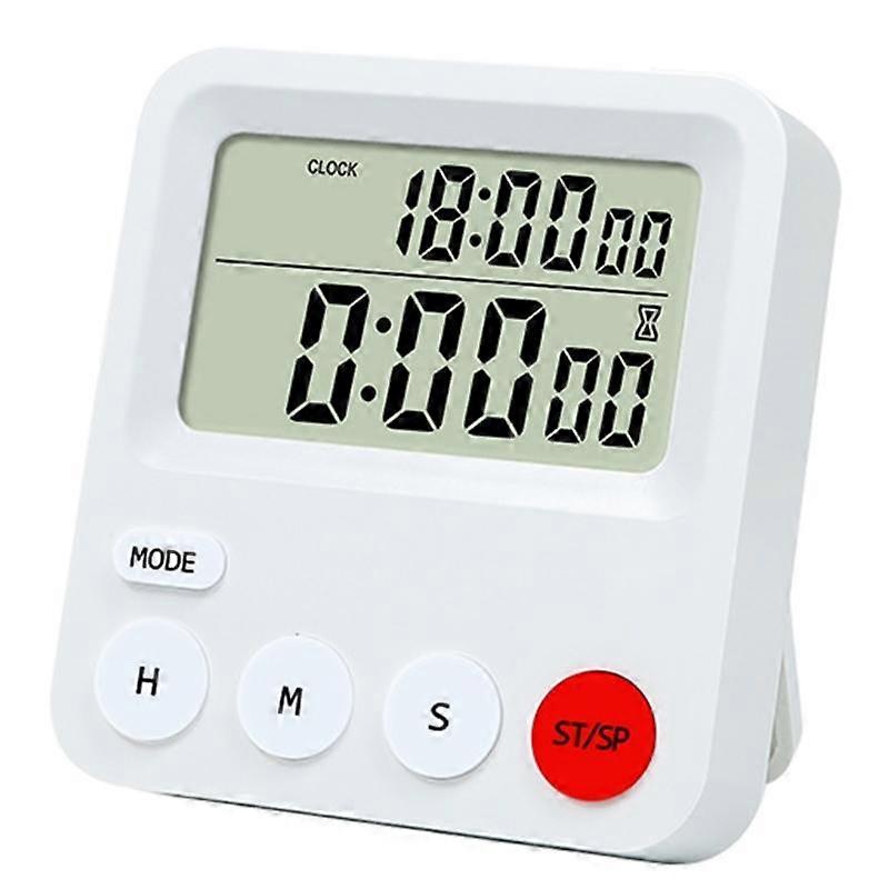 Countdown Timer Tabletop Wall Mount Alarm Clock 24 Hours Kitchen Digital Timer Alarm Clock Large LCD Display Timer Clock